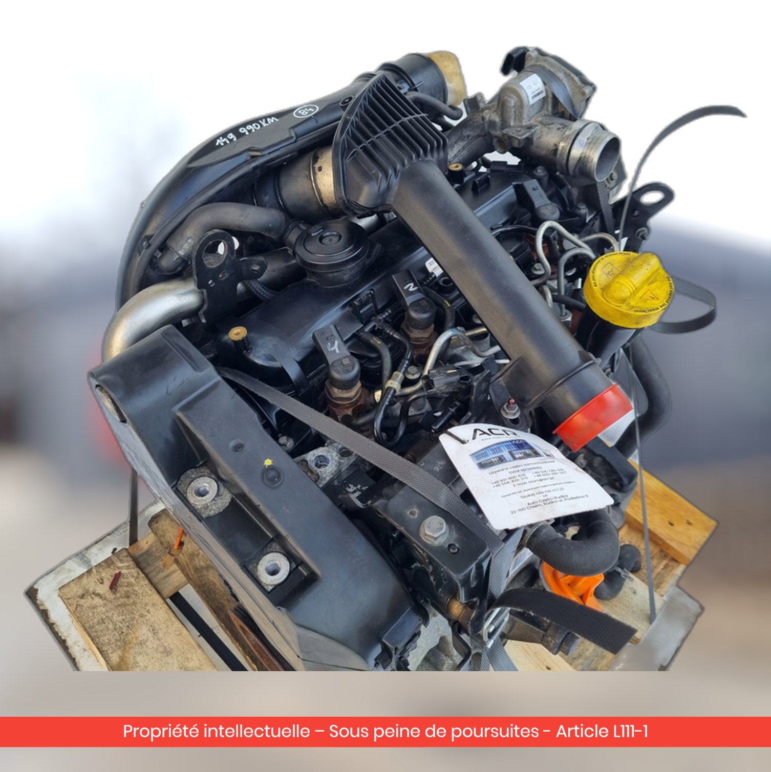 Moteur Renault Kangoo II K9K816 — occasion — vue 1