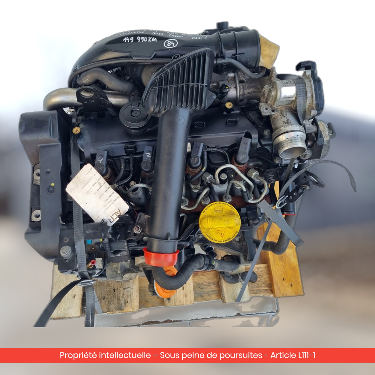 Moteur Renault Kangoo II K9K816 — occasion — vue 2