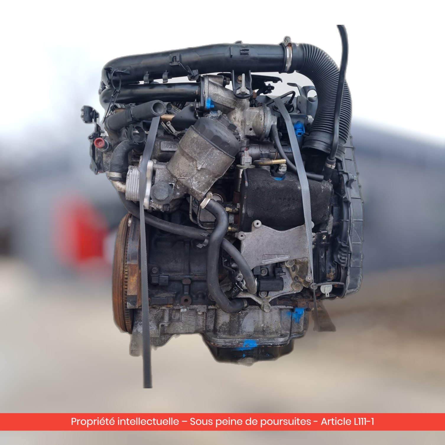 Moteur Opel Combo C DTI Y17DTL — occasion — vue 2