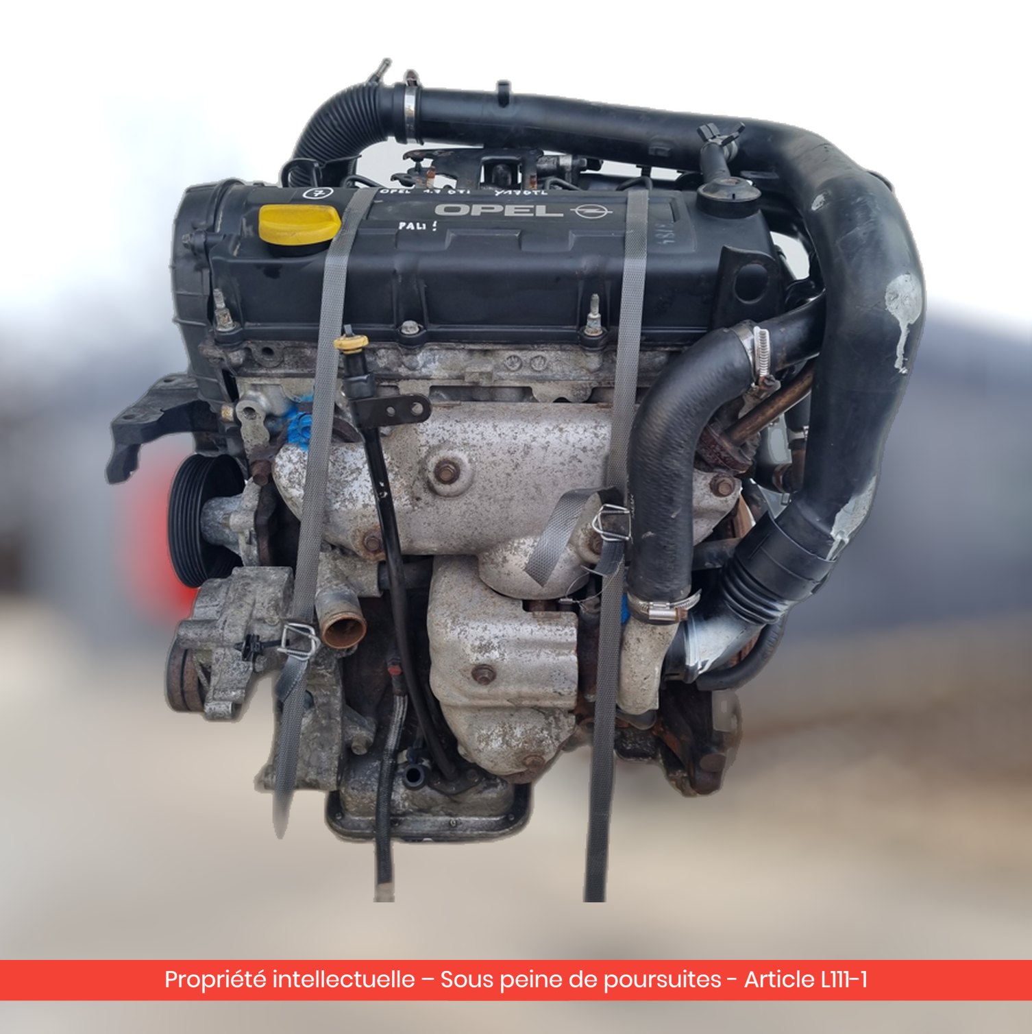 Moteur Opel Combo C DTI Y17DTL — occasion — vue 3