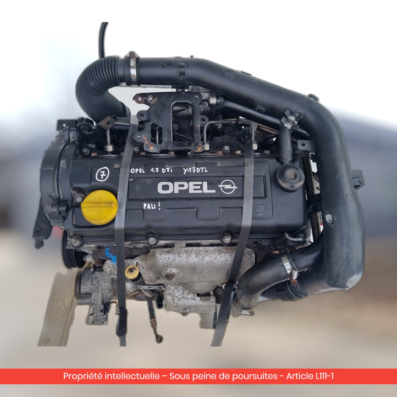 Moteur Opel Combo C DTI Y17DTL — occasion — vue 4
