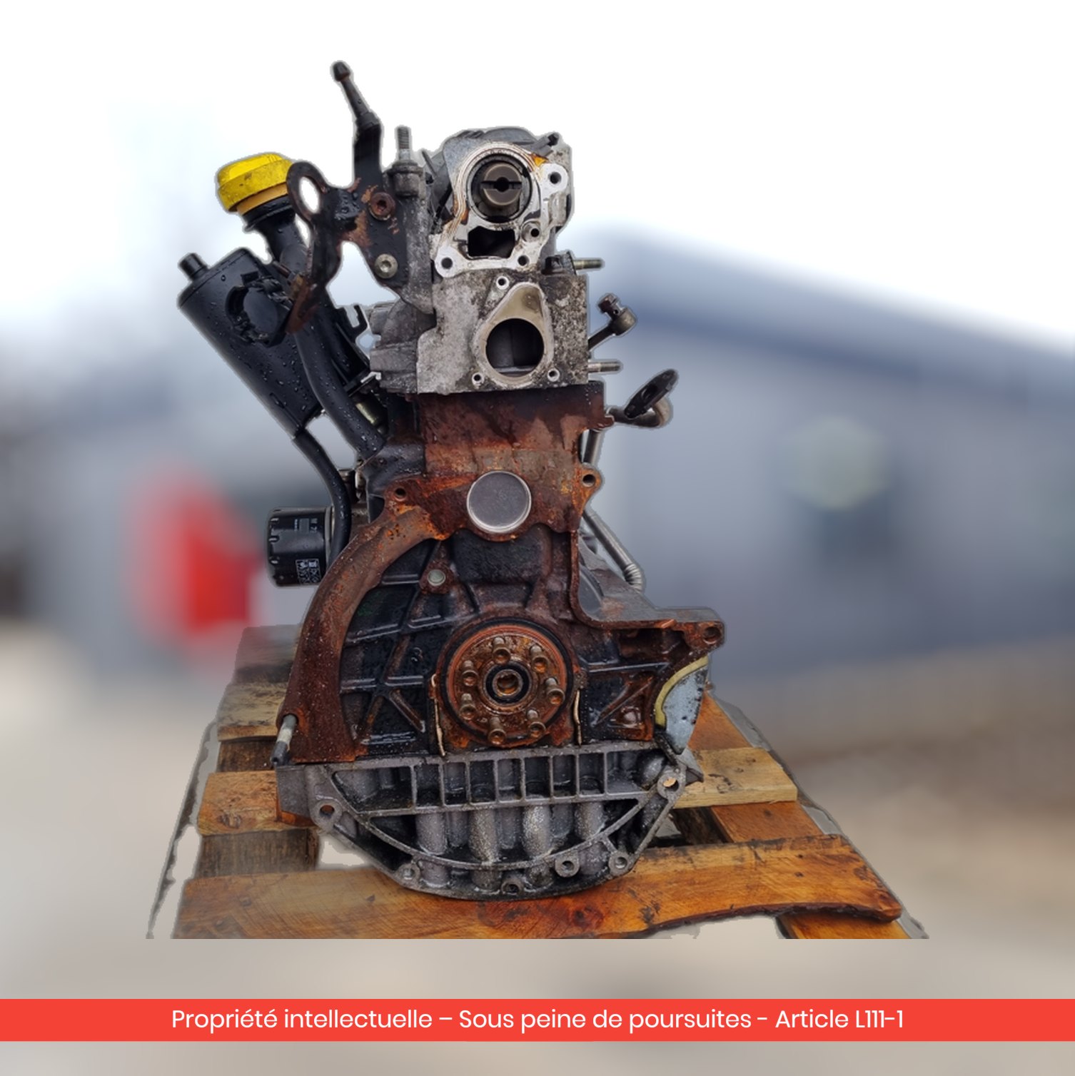 Moteur Renault Laguna II F9Q758 F9Q1758 — occasion — vue 3