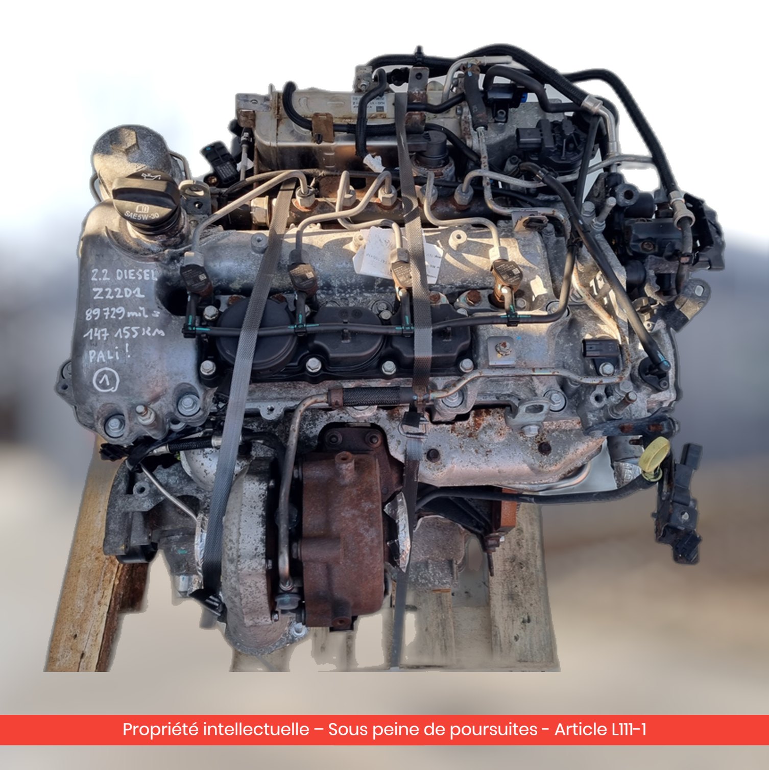 Moteur Chevrolet Captiva Z22D1 A20DMH — occasion — vue 3