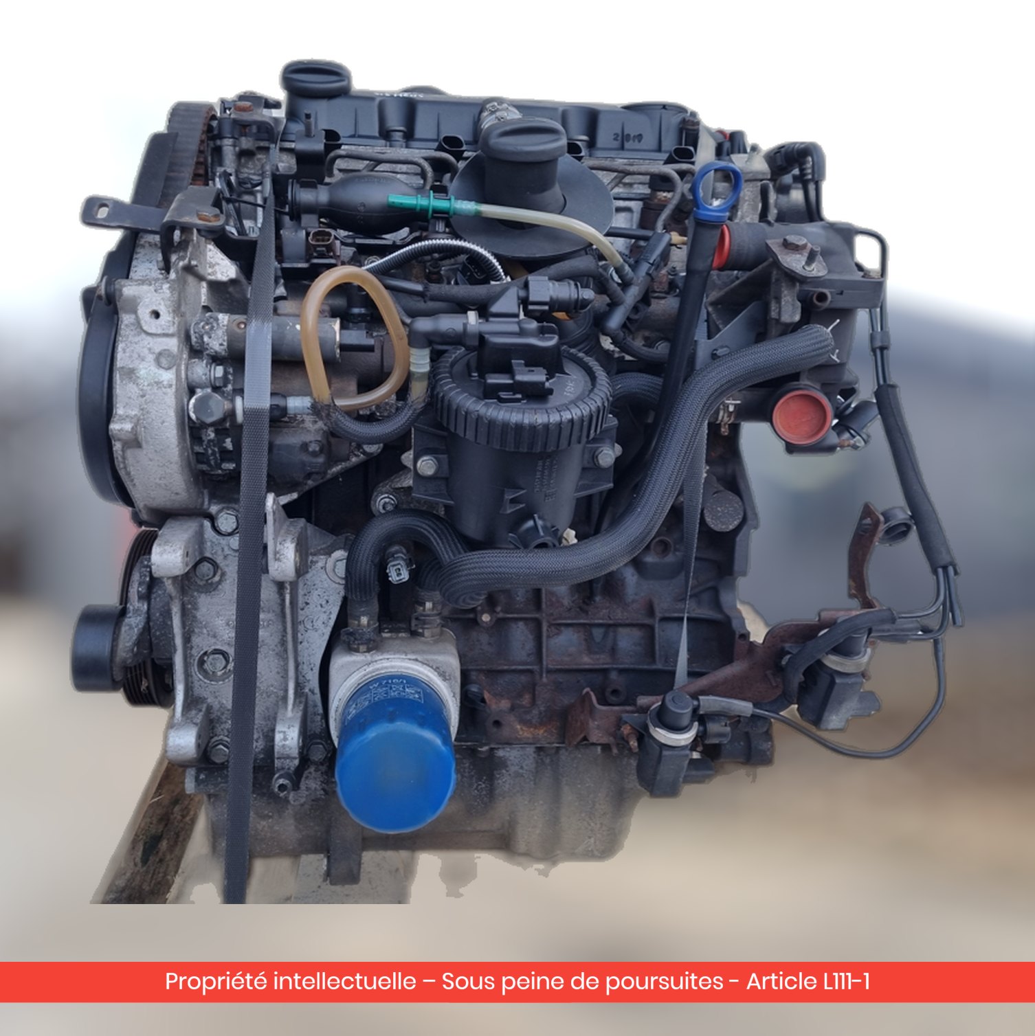 Moteur Citroën C5 RHS — occasion — vue 3