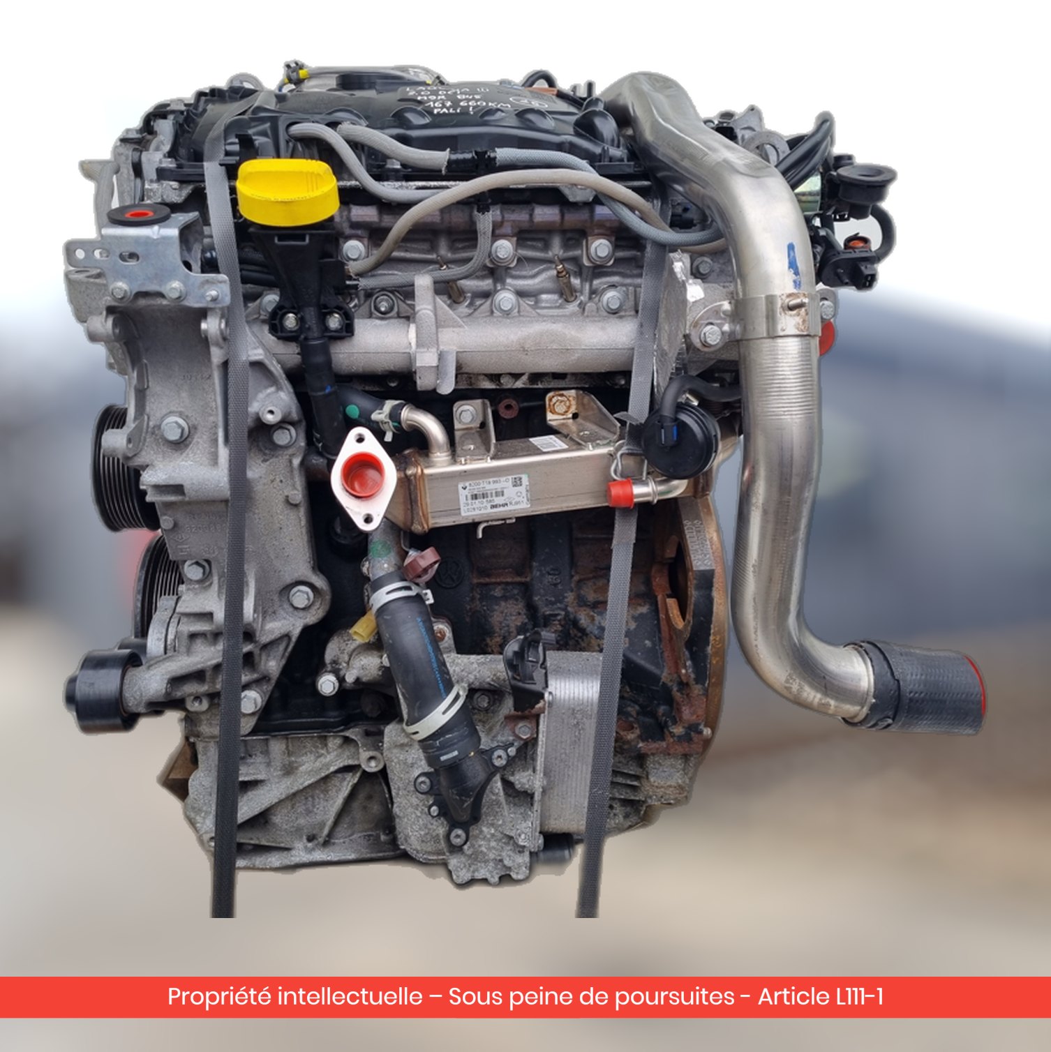 Moteur Renault Laguna III M9R845 M9R2845 — occasion — vue 2