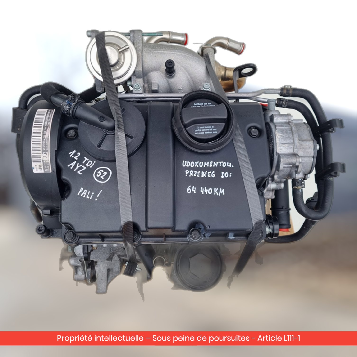 Moteur Volkswagen Lupo AYZ — occasion — vue 4