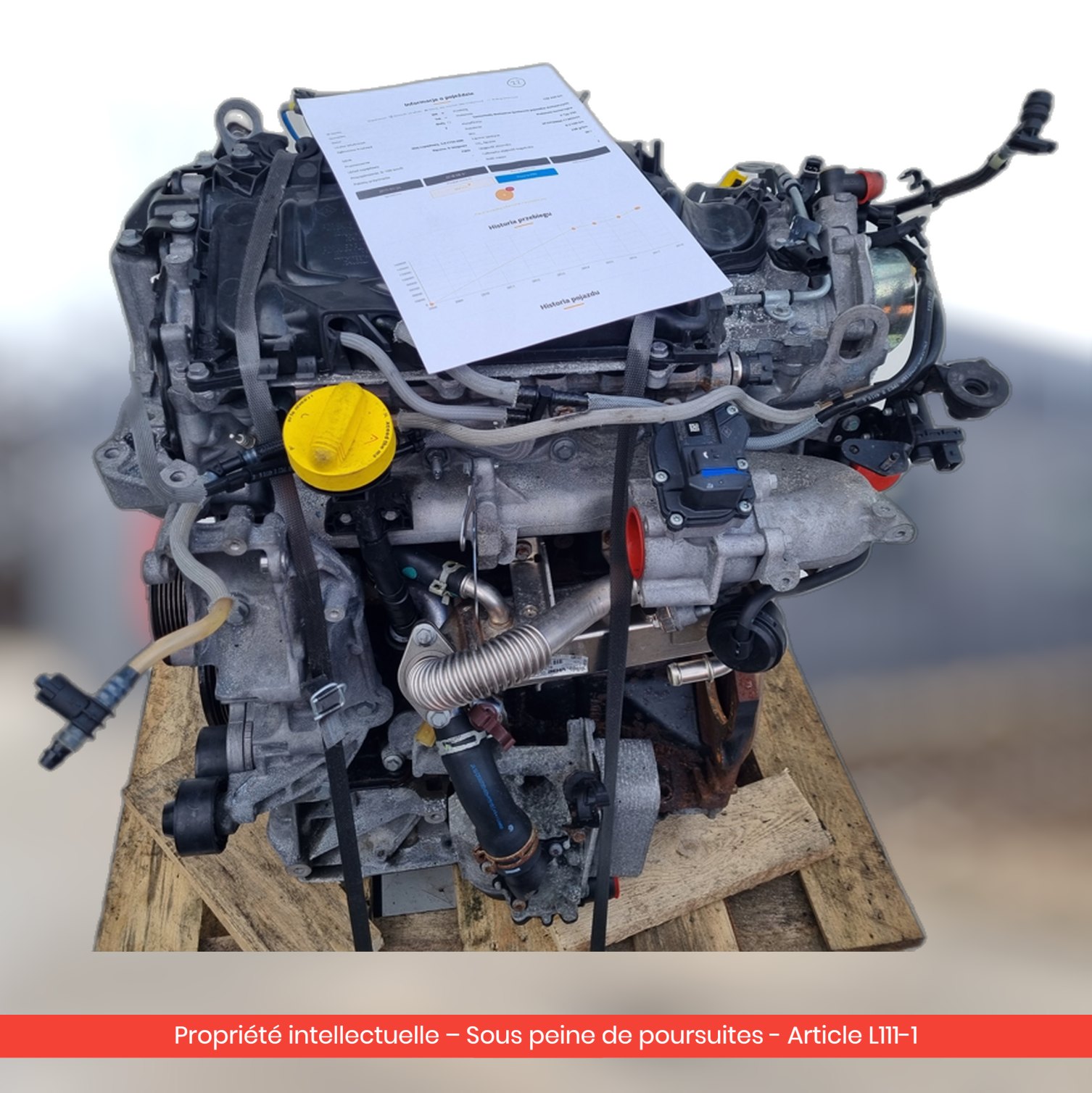 Moteur Renault Laguna III M9R845 M9R2845 — occasion — vue 4