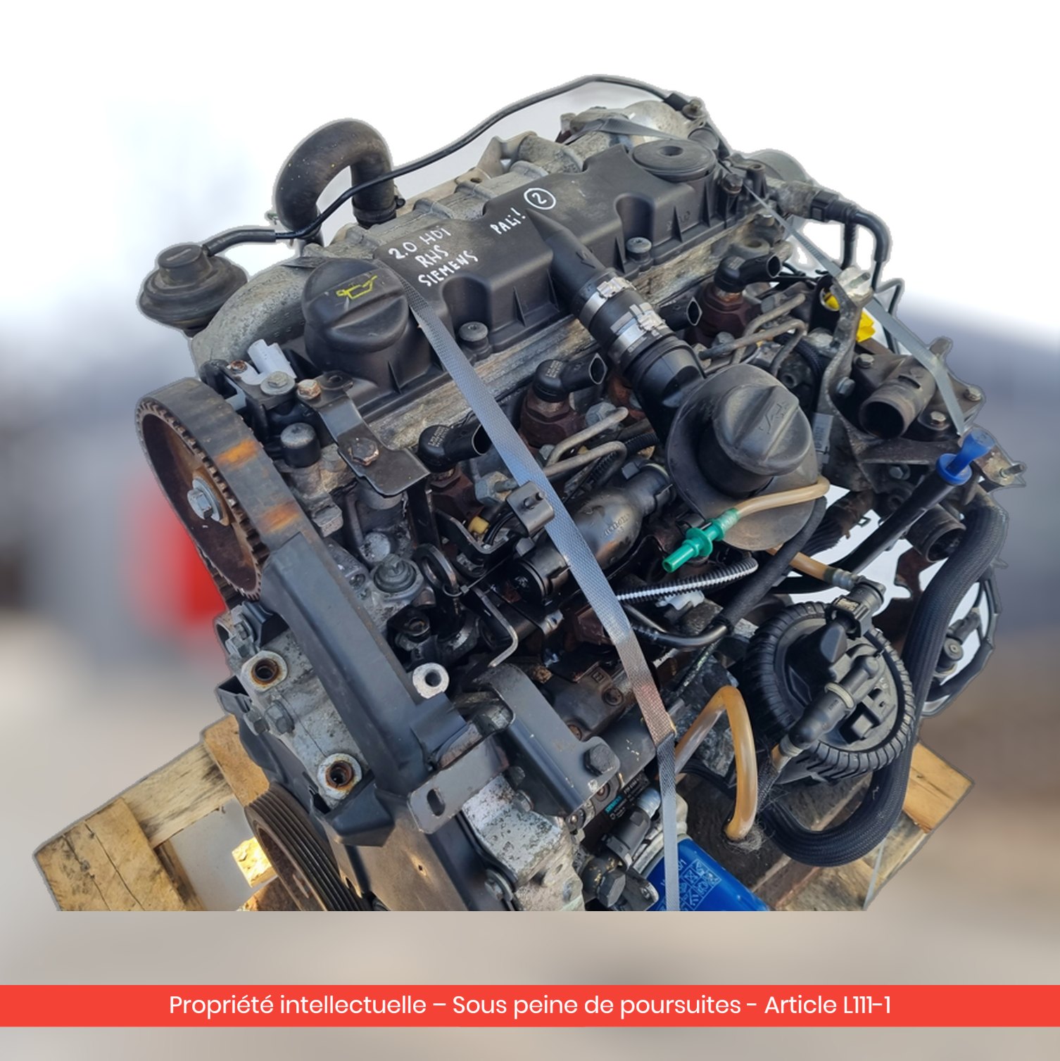 Moteur Fiat Scudo RHZ — occasion — vue 4