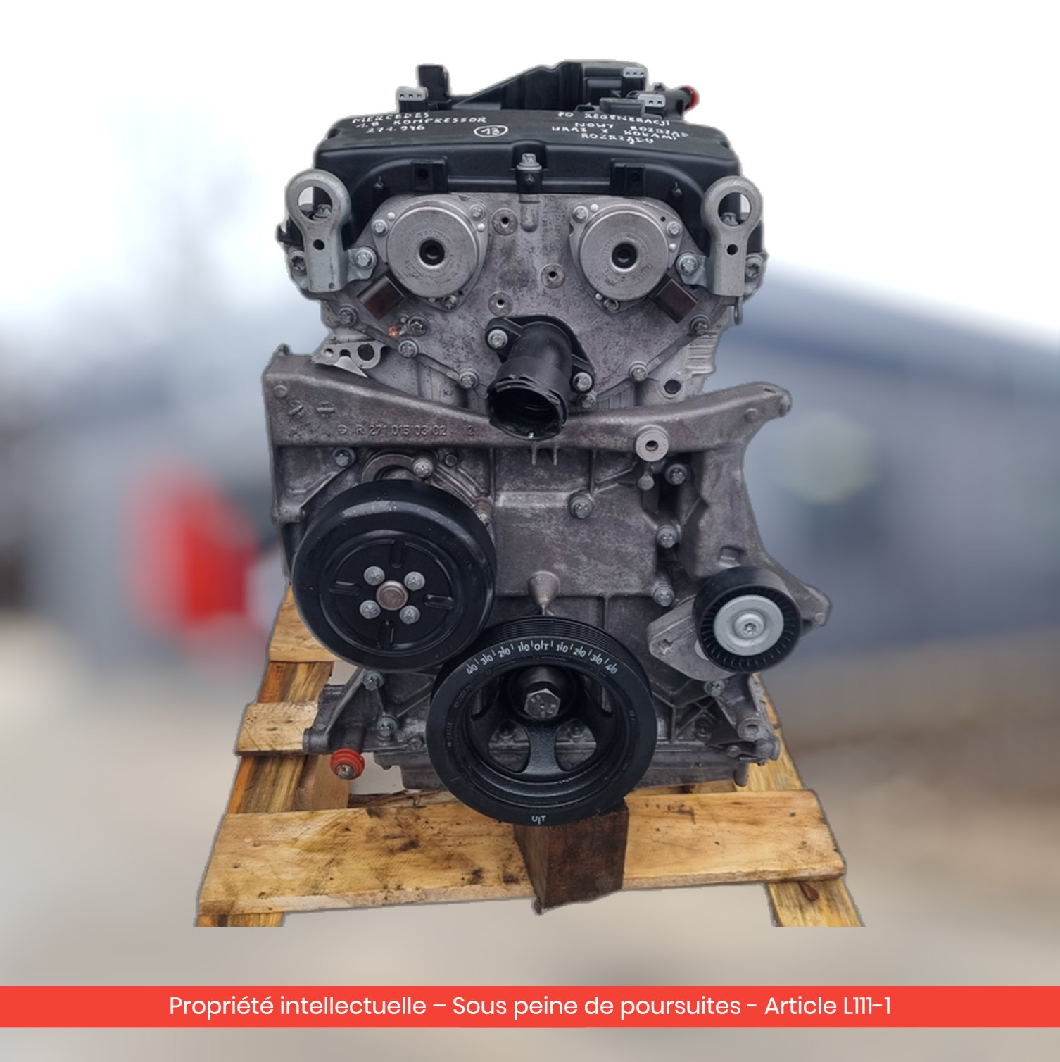 Moteur Mercedes C 271946 — occasion — vue 4