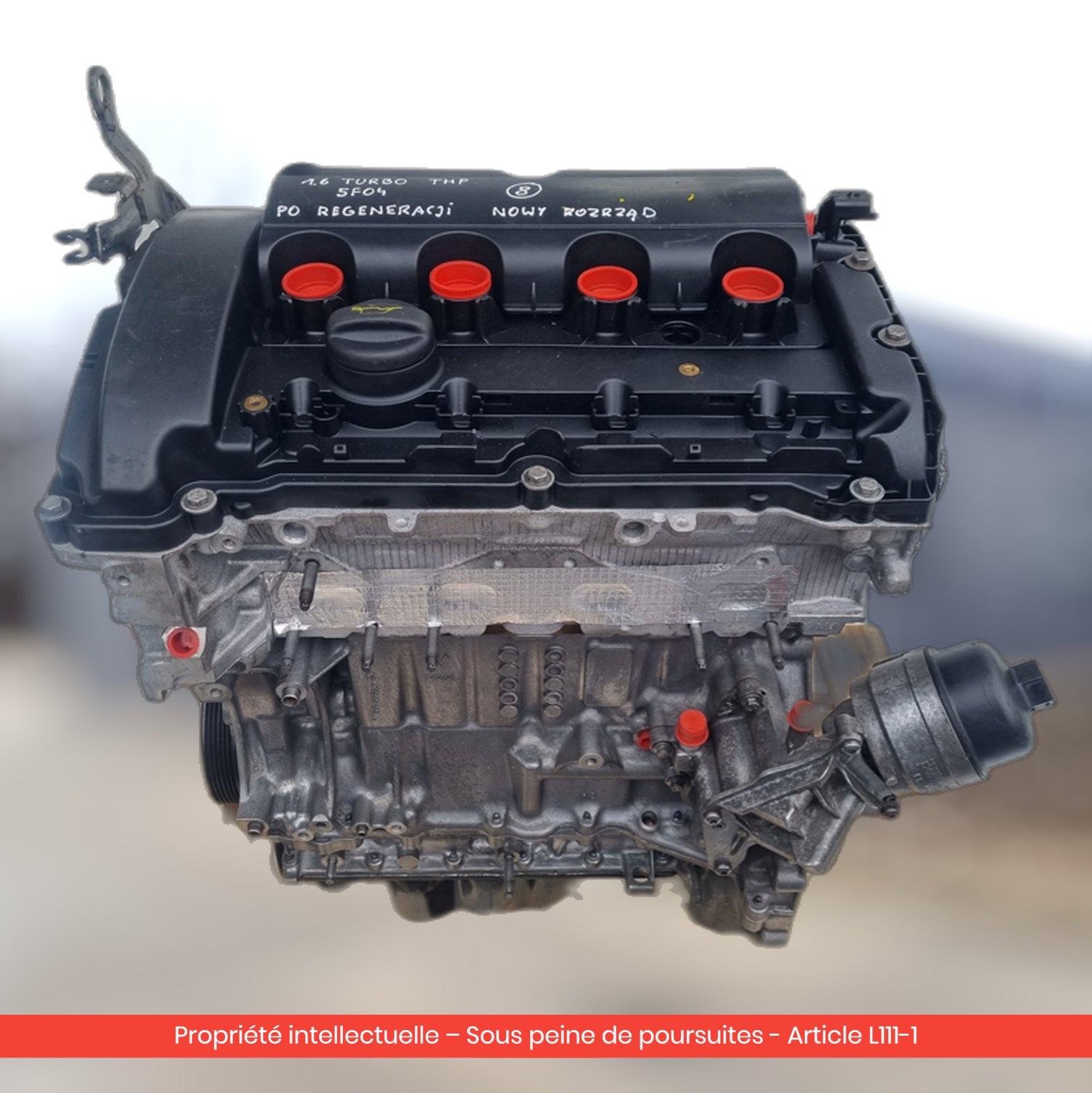 Moteur Peugeot 308 THP 5F04 — occasion — vue 3