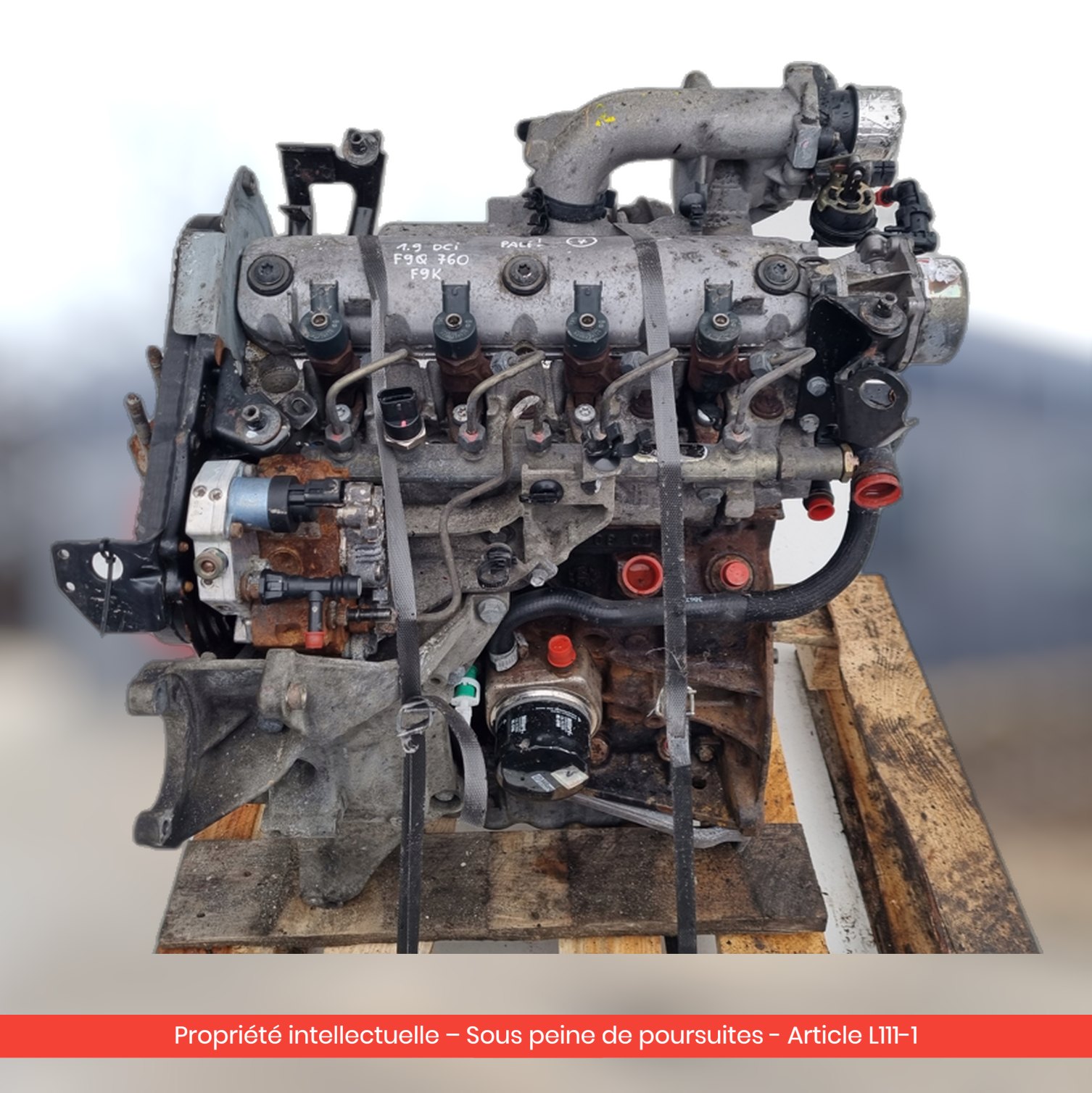 Moteur Nissan Primastar F9Q760 — occasion — vue 2