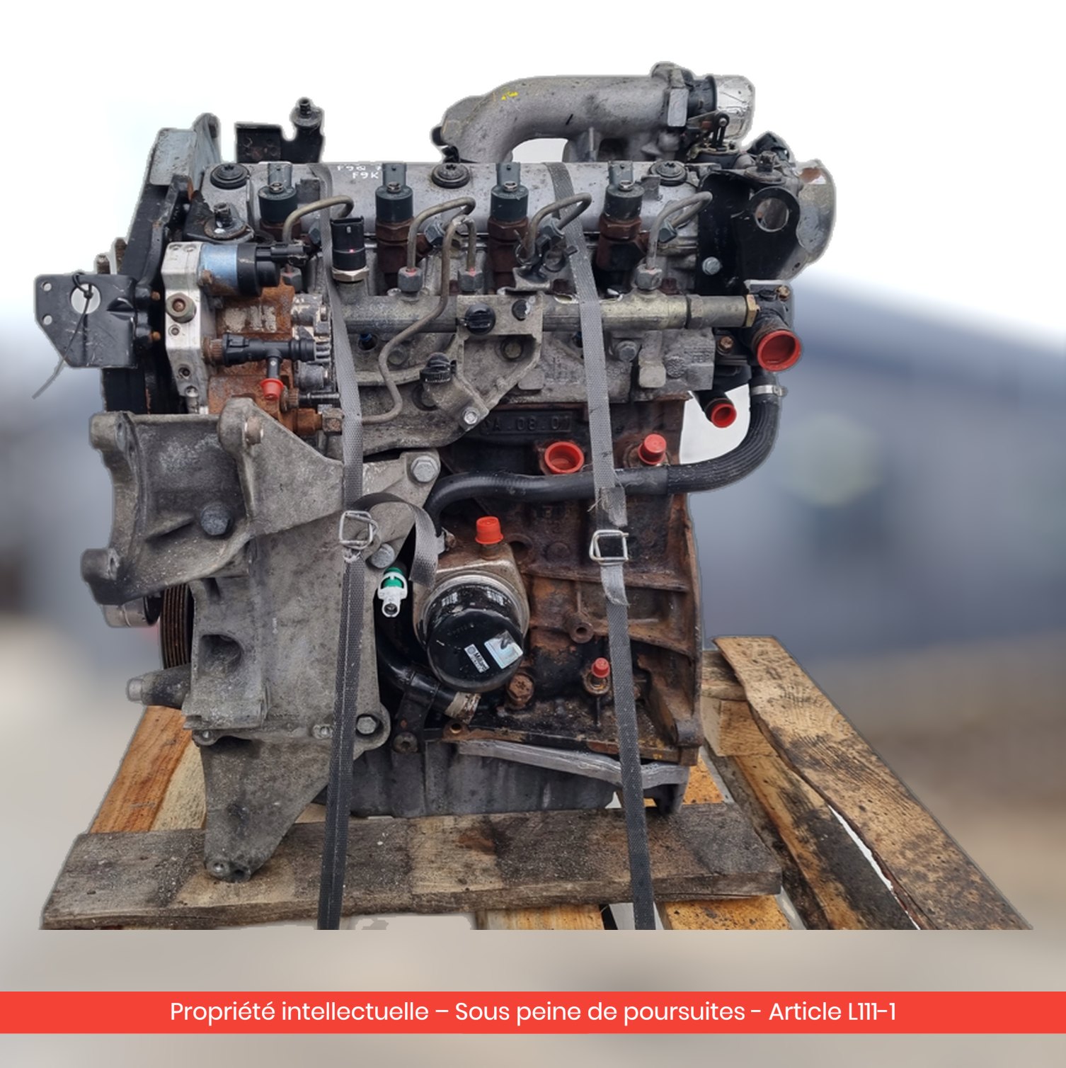 Moteur Nissan Primastar F9Q760 — occasion — vue 3