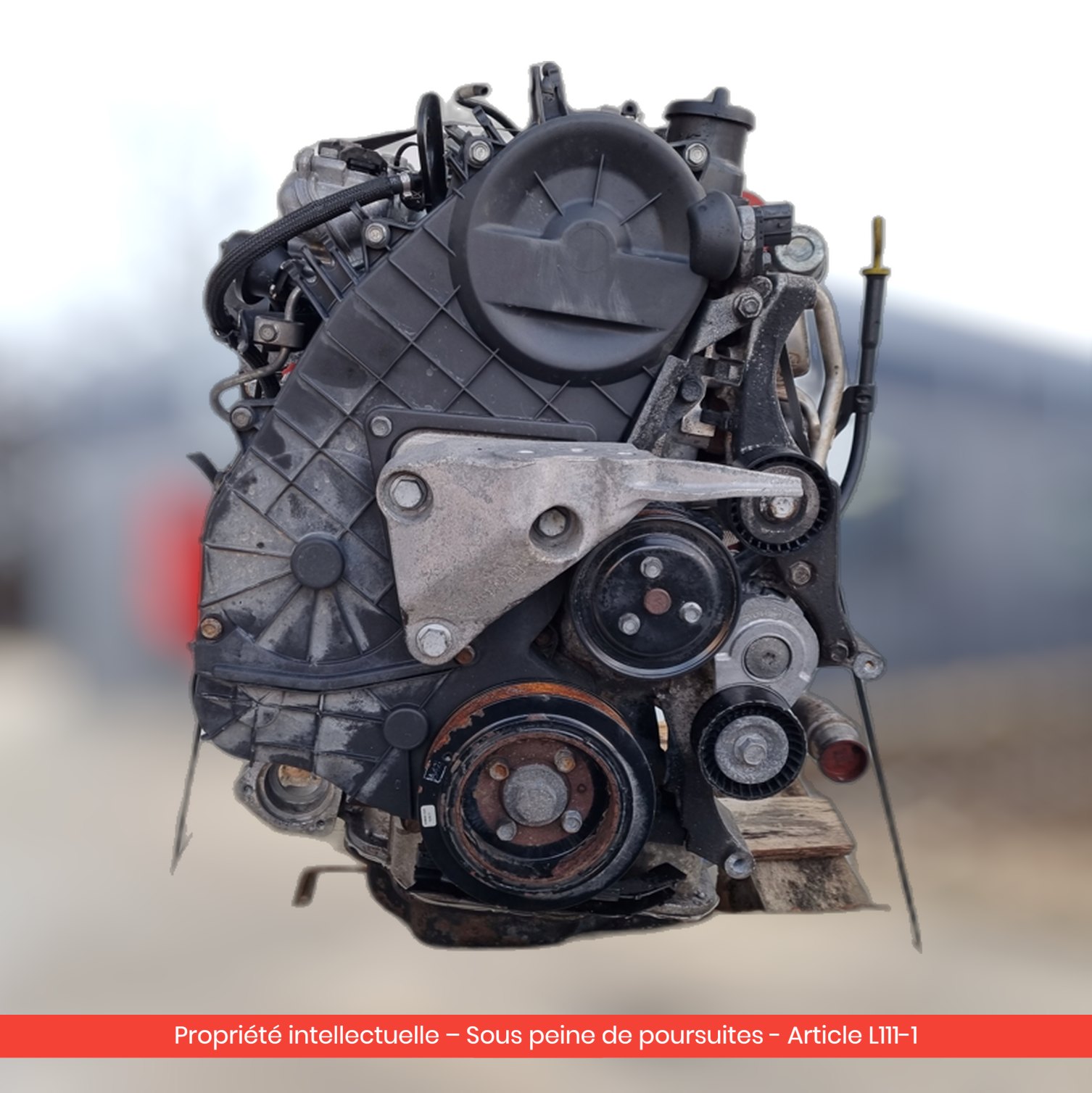 Moteur nu Opel Astra IV J A17DTR — occasion — vue 2
