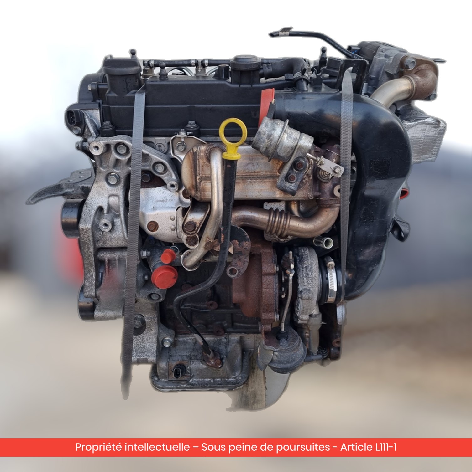 Moteur nu Opel Astra IV J A17DTR — occasion — vue 3