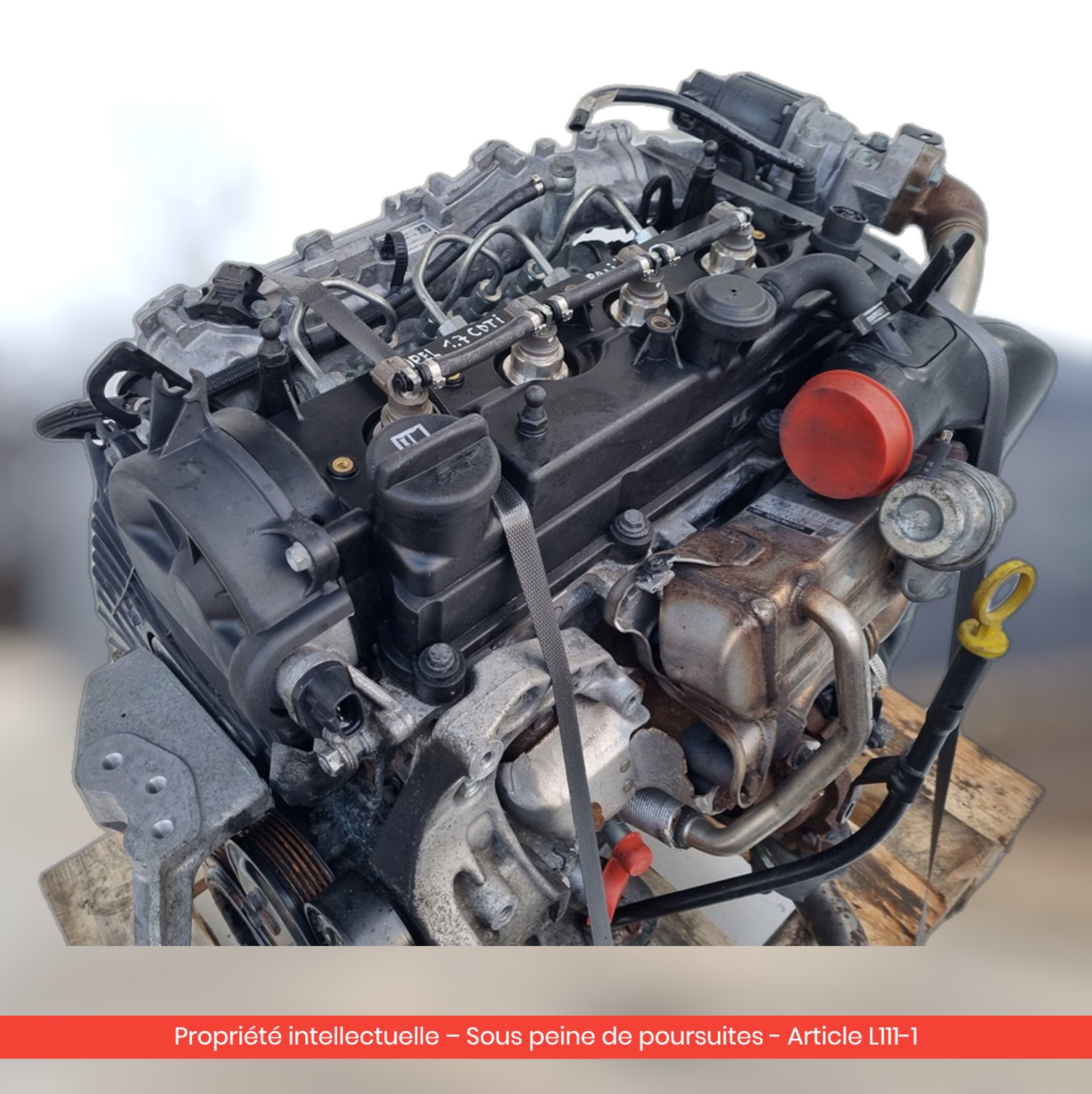 Moteur nu Opel Astra IV J A17DTR — occasion — vue 4