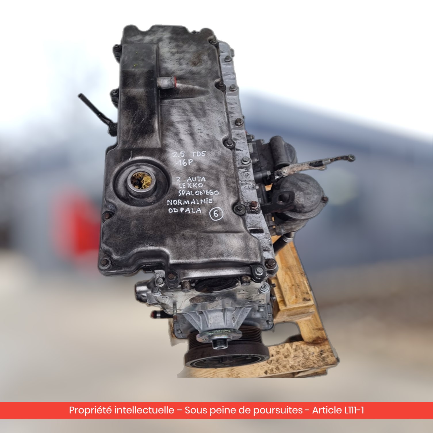Moteur nu Land Rover / Rover Defender L316 TD5 16P — occasion — vue 2