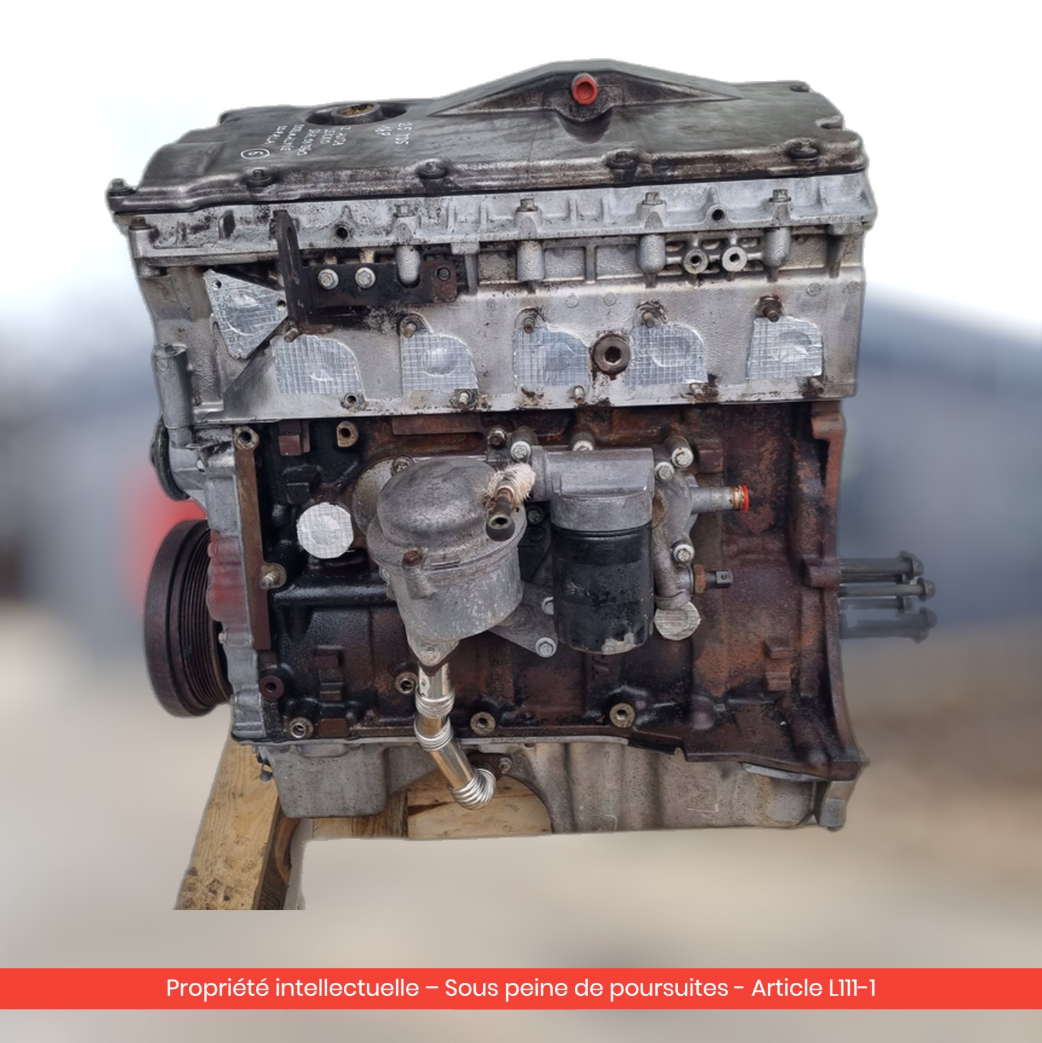 Moteur nu Land Rover / Rover Defender L316 TD5 16P — occasion — vue 3