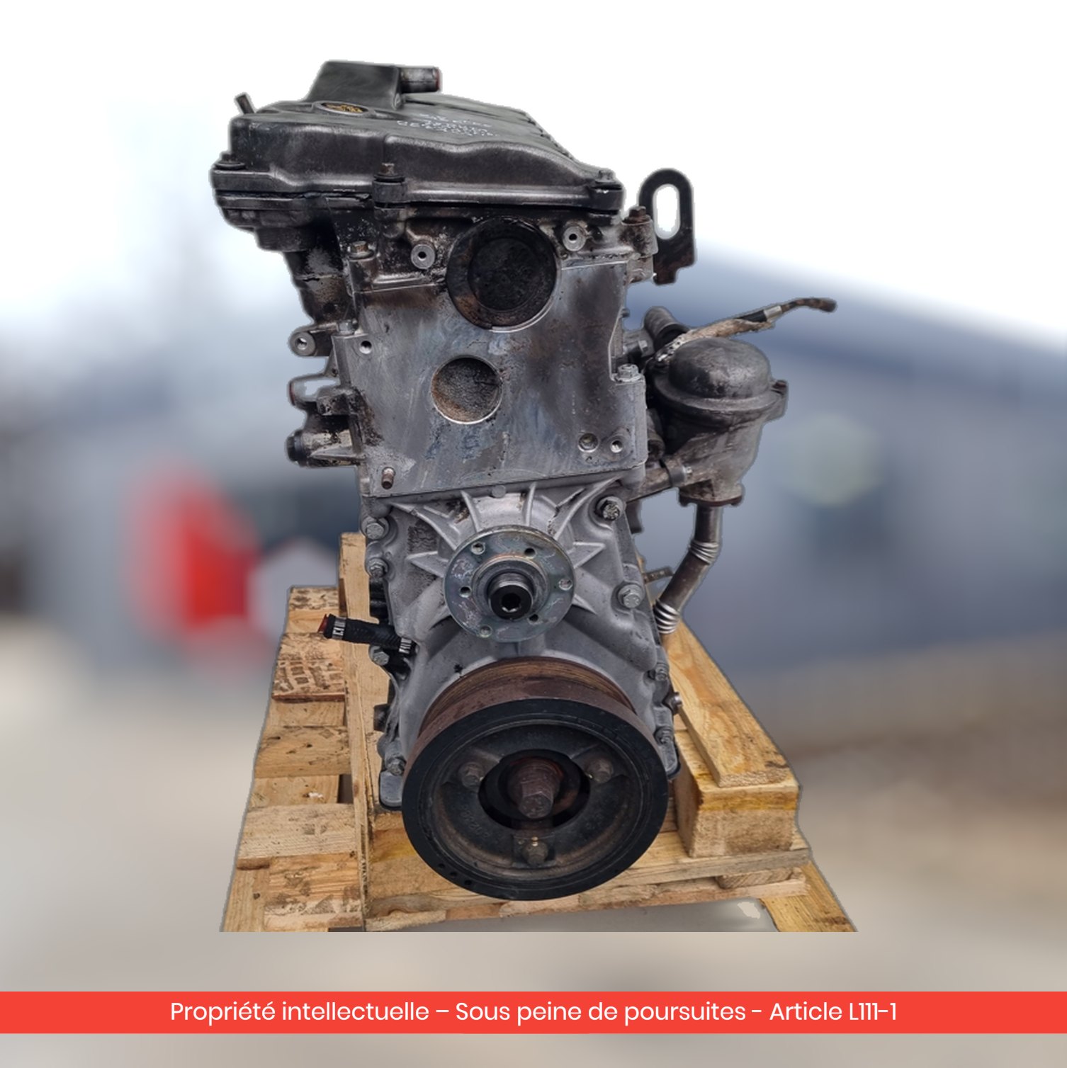 Moteur nu Land Rover / Rover Defender L316 TD5 16P — occasion — vue 4