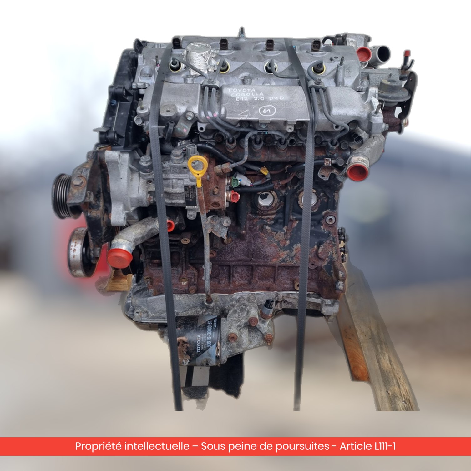Moteur Toyota Corolla 1CD 1CD — occasion — vue 2