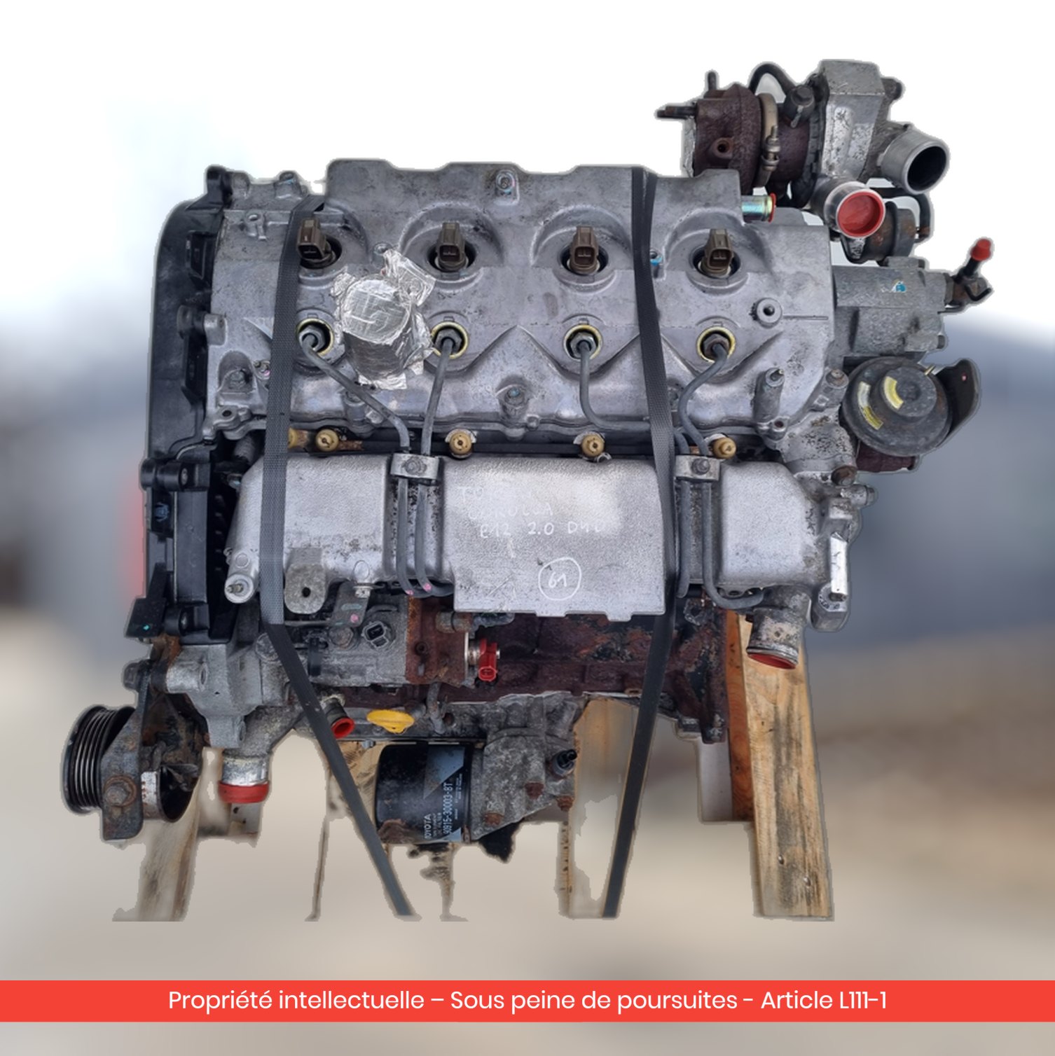 Moteur Toyota Corolla 1CD 1CD — occasion — vue 3