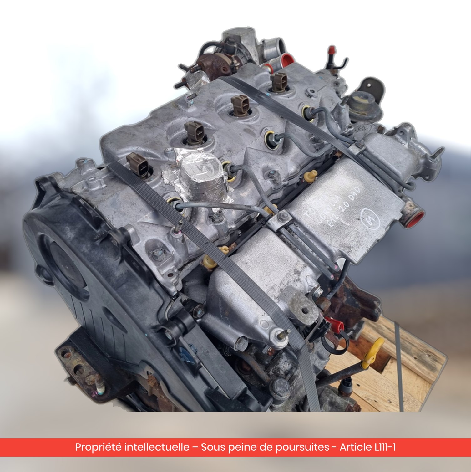 Moteur Toyota Corolla 1CD 1CD — occasion — vue 4