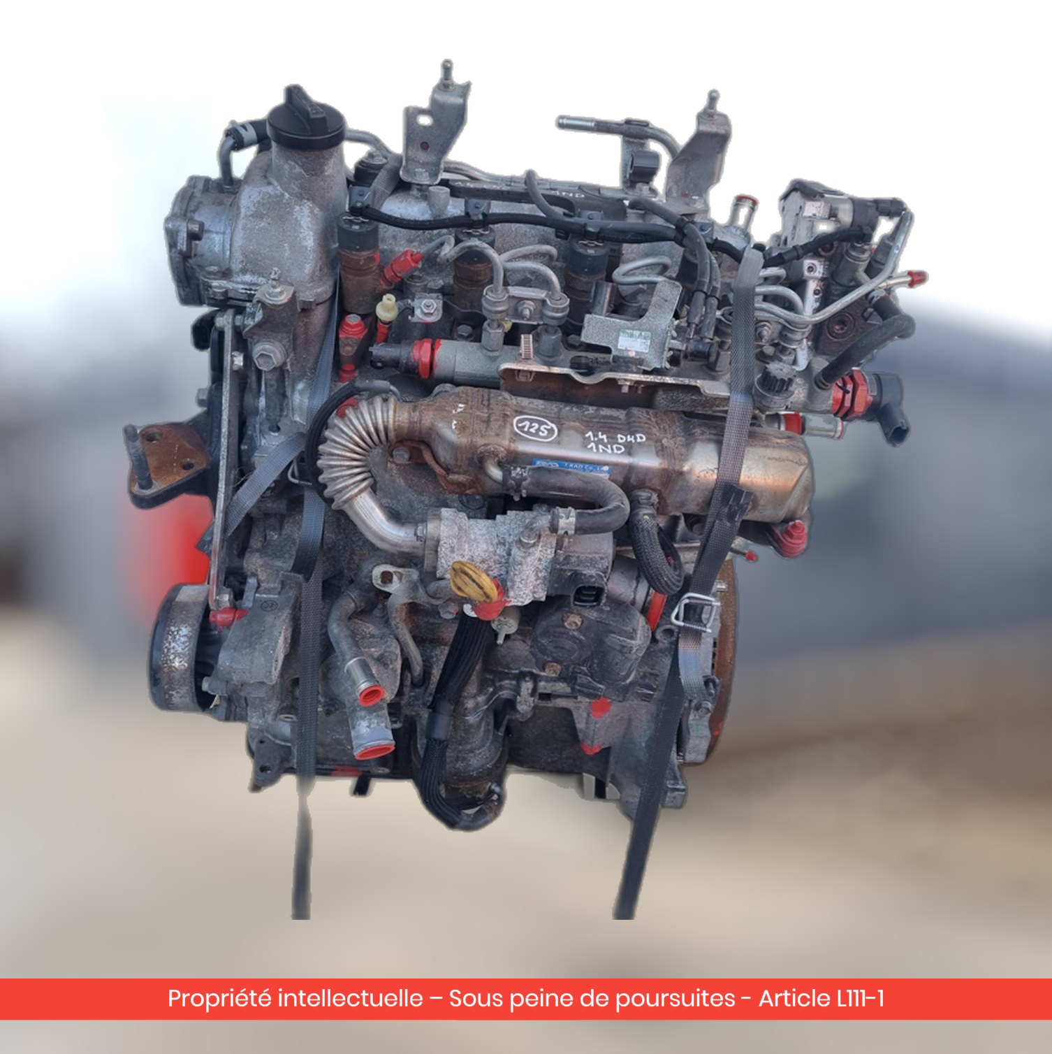 Moteur Toyota Corolla E12 D4D 1ND 1ND — occasion — vue 1