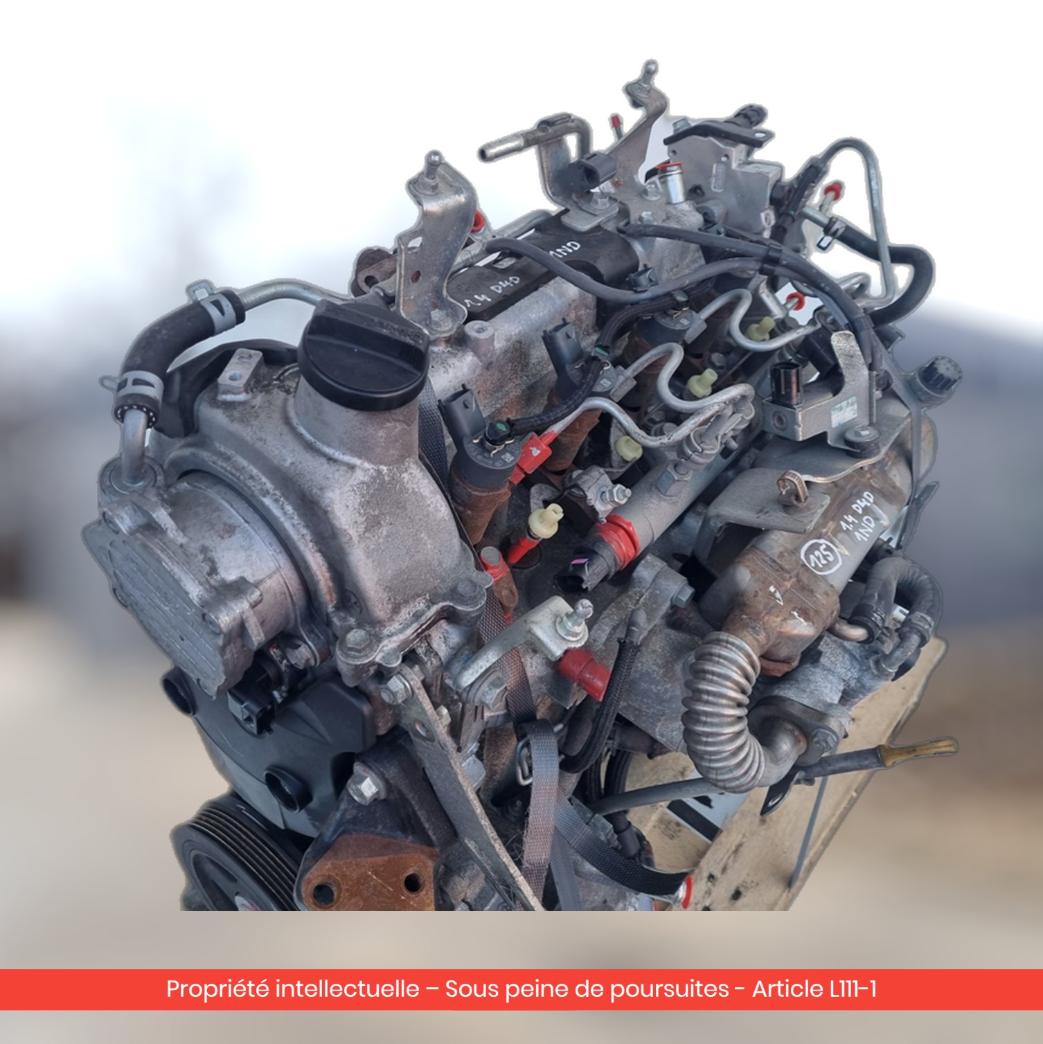 Moteur Toyota Corolla E12 D4D 1ND 1ND — occasion — vue 4