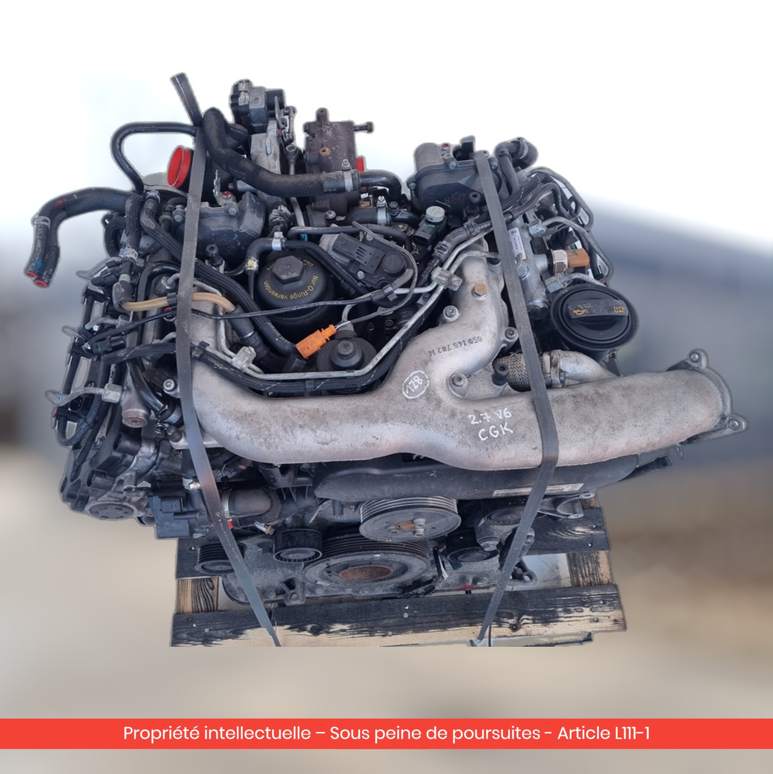 Moteur Audi A5 8T V6 CGK CGKA — occasion — vue 2