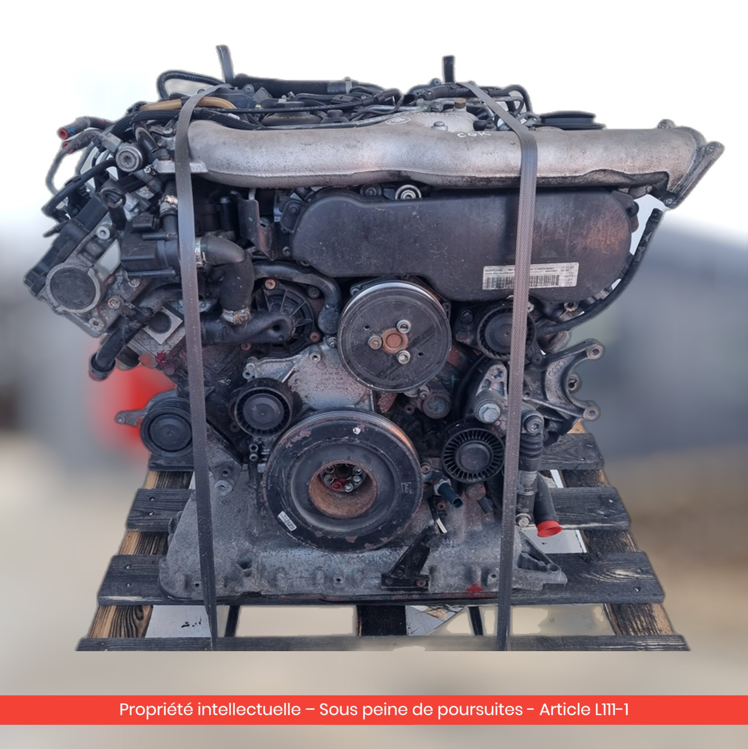 Moteur Audi A5 8T V6 CGK CGKA — occasion — vue 3