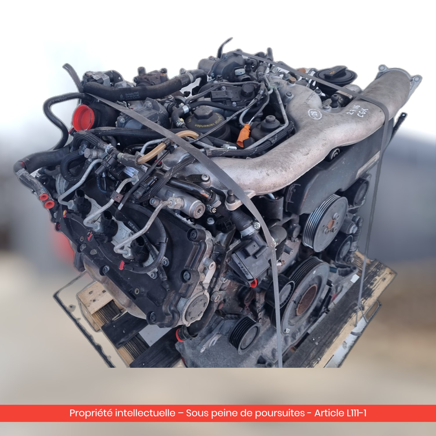 Moteur Audi A5 8T V6 CGK CGKA — occasion — vue 4