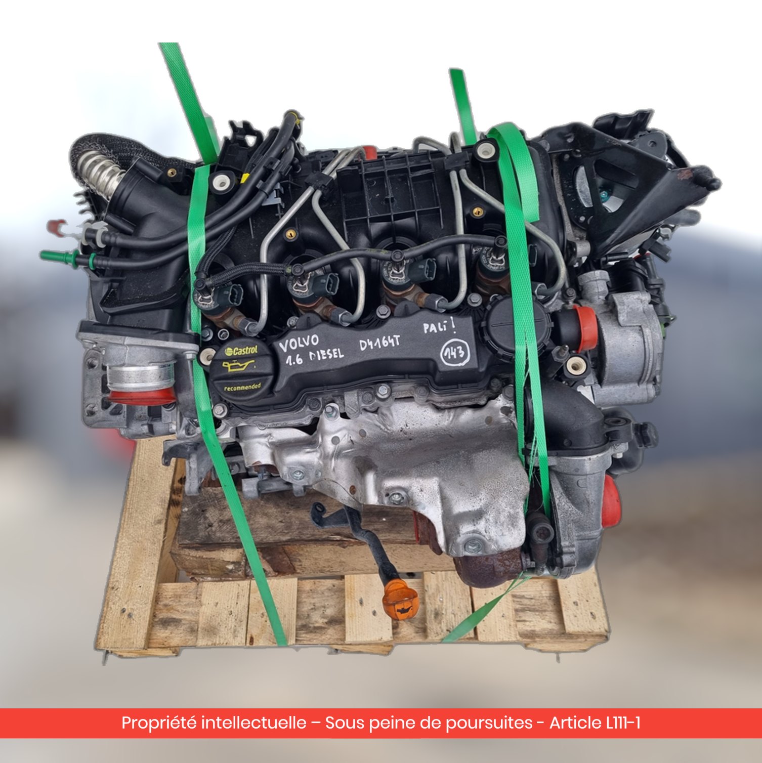 Moteur Volvo C30 D D4164T — occasion — vue 2