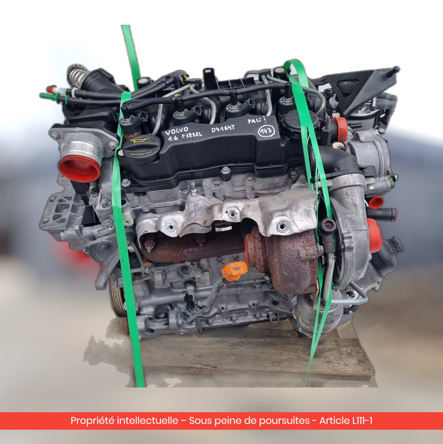 Moteur Volvo C30 D D4164T — occasion — vue 4