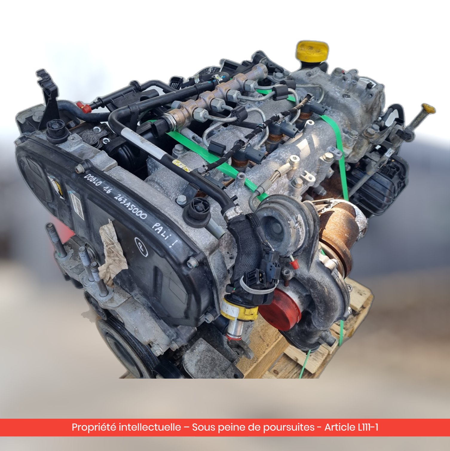 Moteur Fiat Doblo II 263A5000 — occasion — vue 1