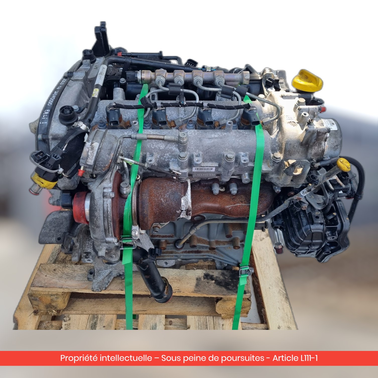 Moteur Fiat Doblo II 263A5000 — occasion — vue 3