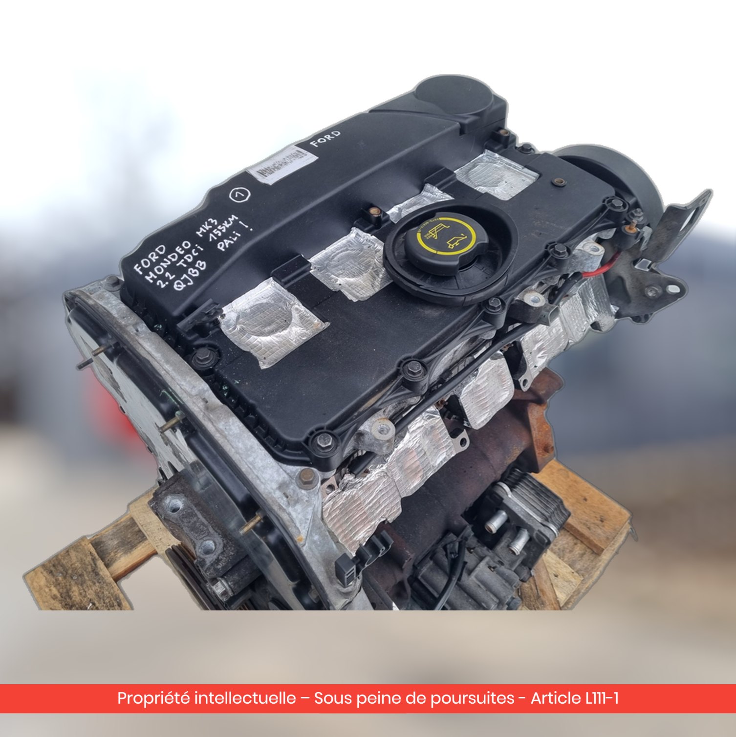 Moteur Ford Mondeo III MK3 QJBB — occasion — vue 2