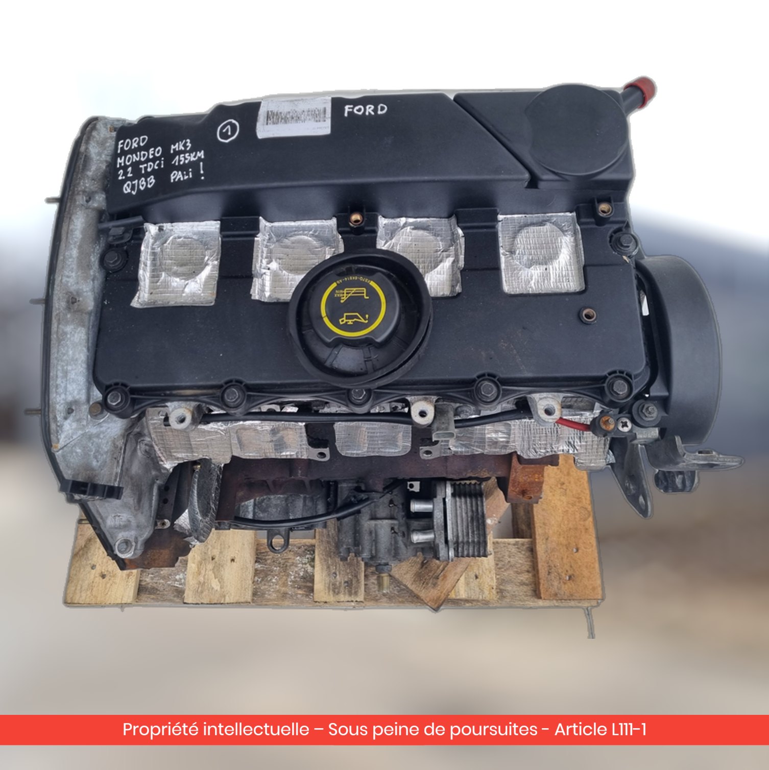 Moteur Ford Mondeo III MK3 QJBB — occasion — vue 4