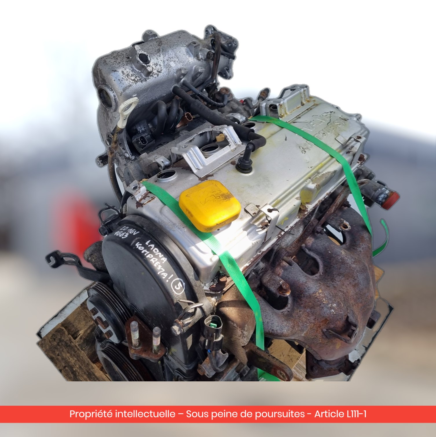 Moteur Mitsubishi Galant VIII 4G63 — occasion — vue 3