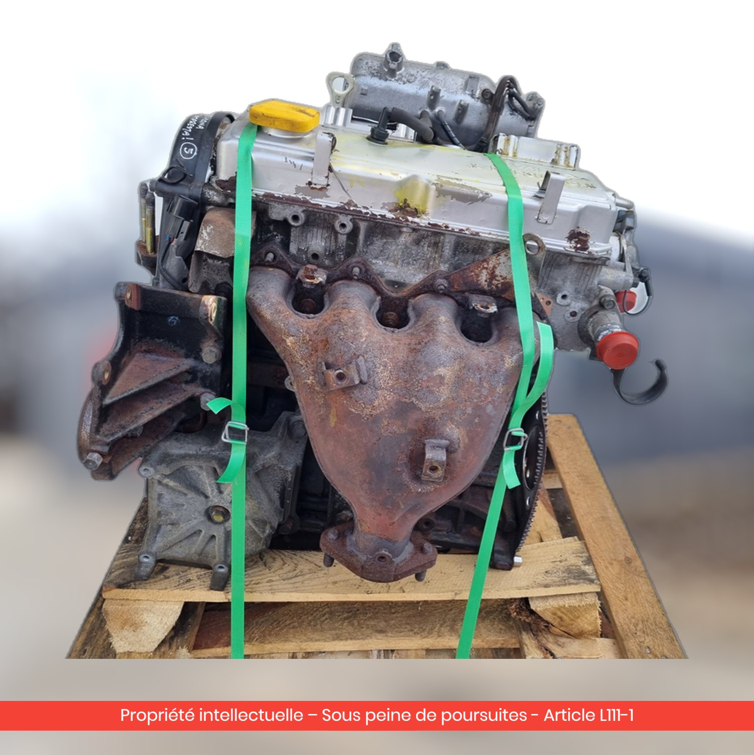 Moteur Mitsubishi Galant VIII 4G63 — occasion — vue 4