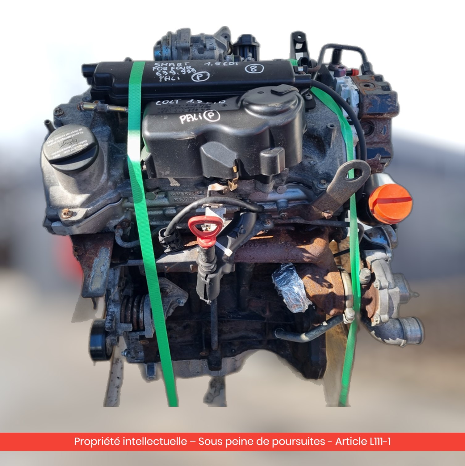 Moteur Mitsubishi Colt VI Z30 639 — occasion — vue 4