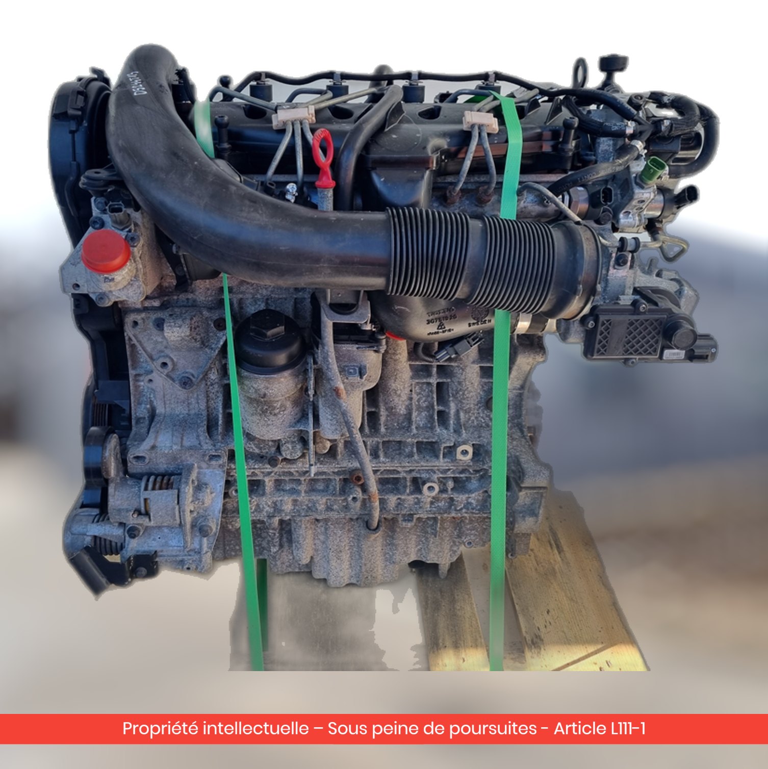 Moteur nu Volvo C70 II D5244T13 — occasion — vue 1