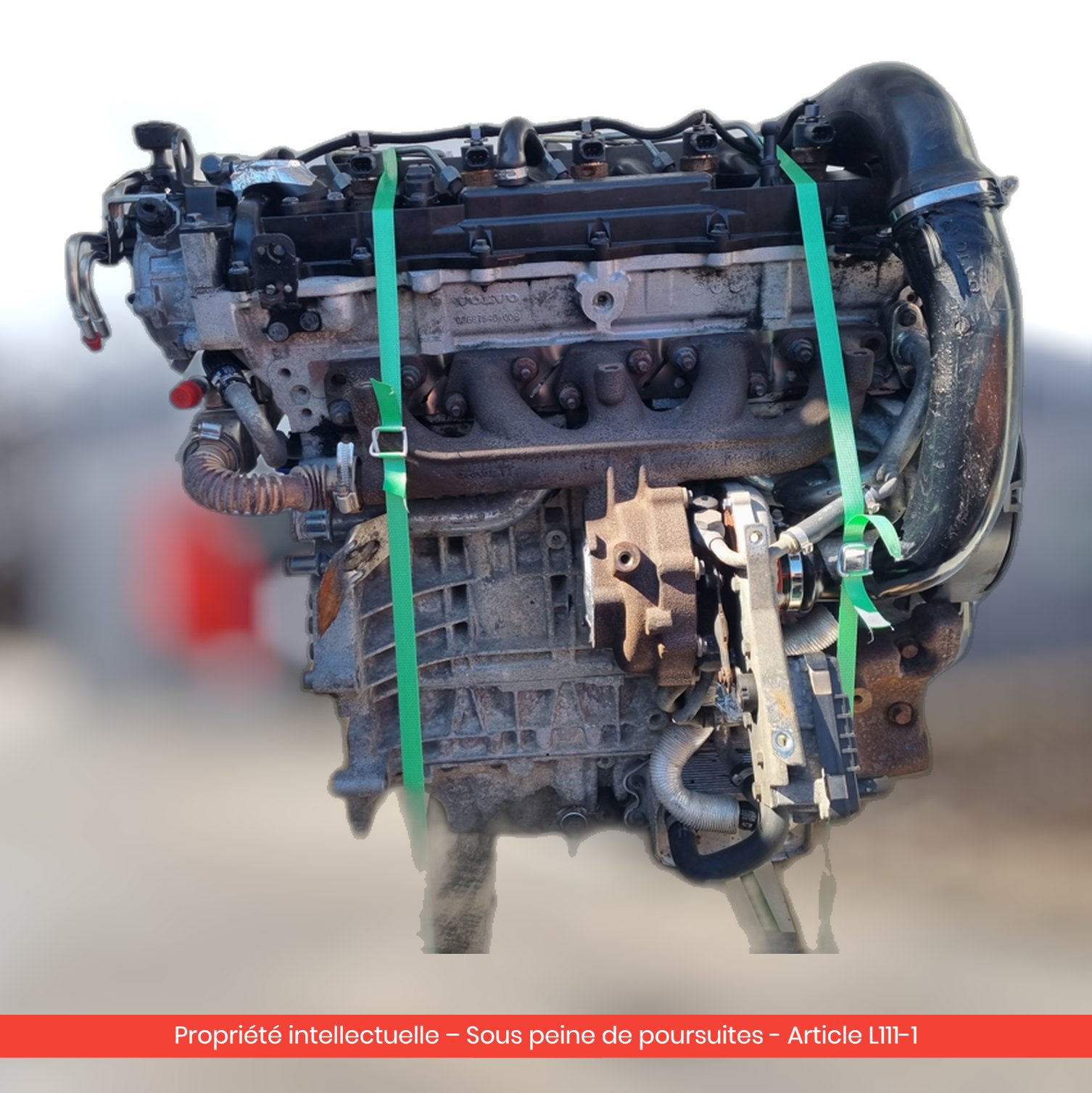 Moteur nu Volvo C70 II D5244T13 — occasion — vue 2