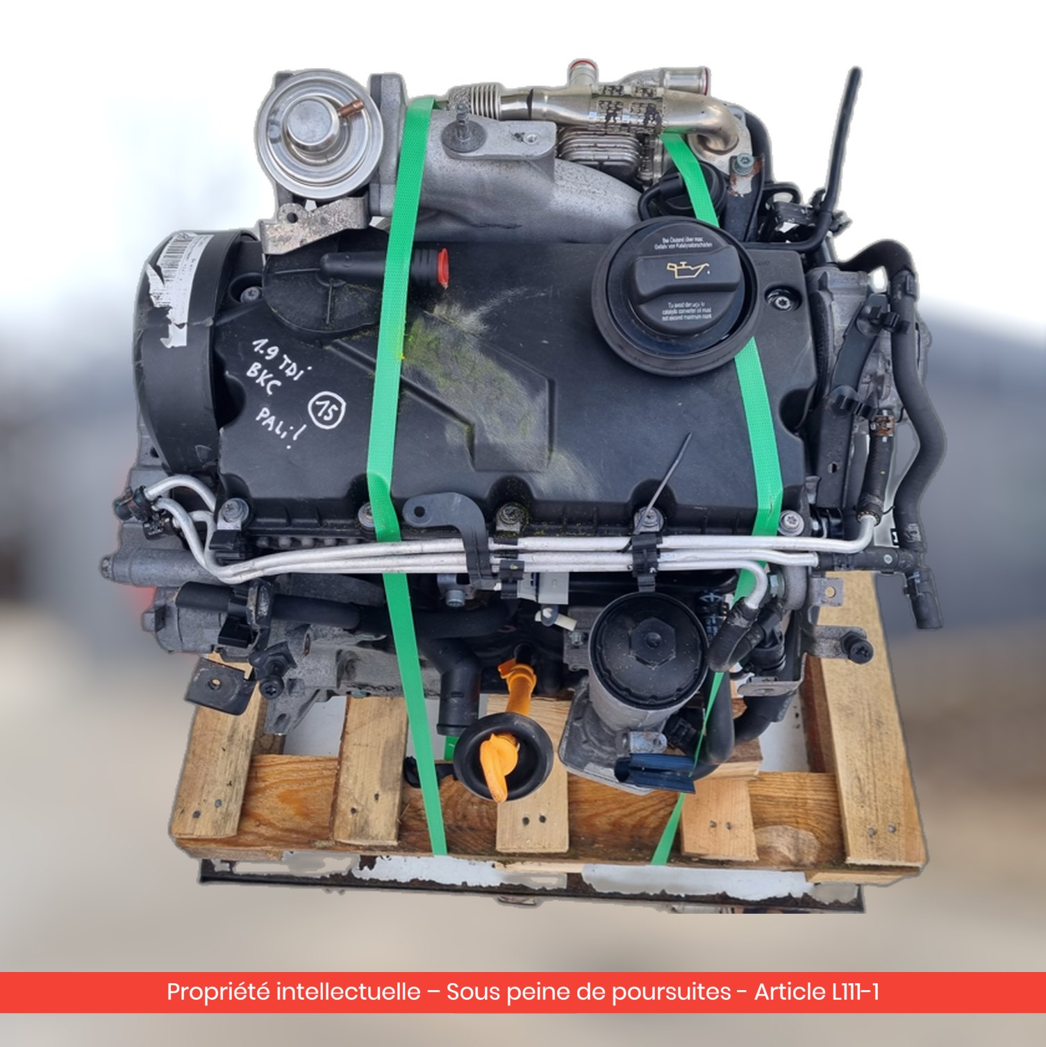 Moteur Volkswagen Touran BKC — occasion — vue 2