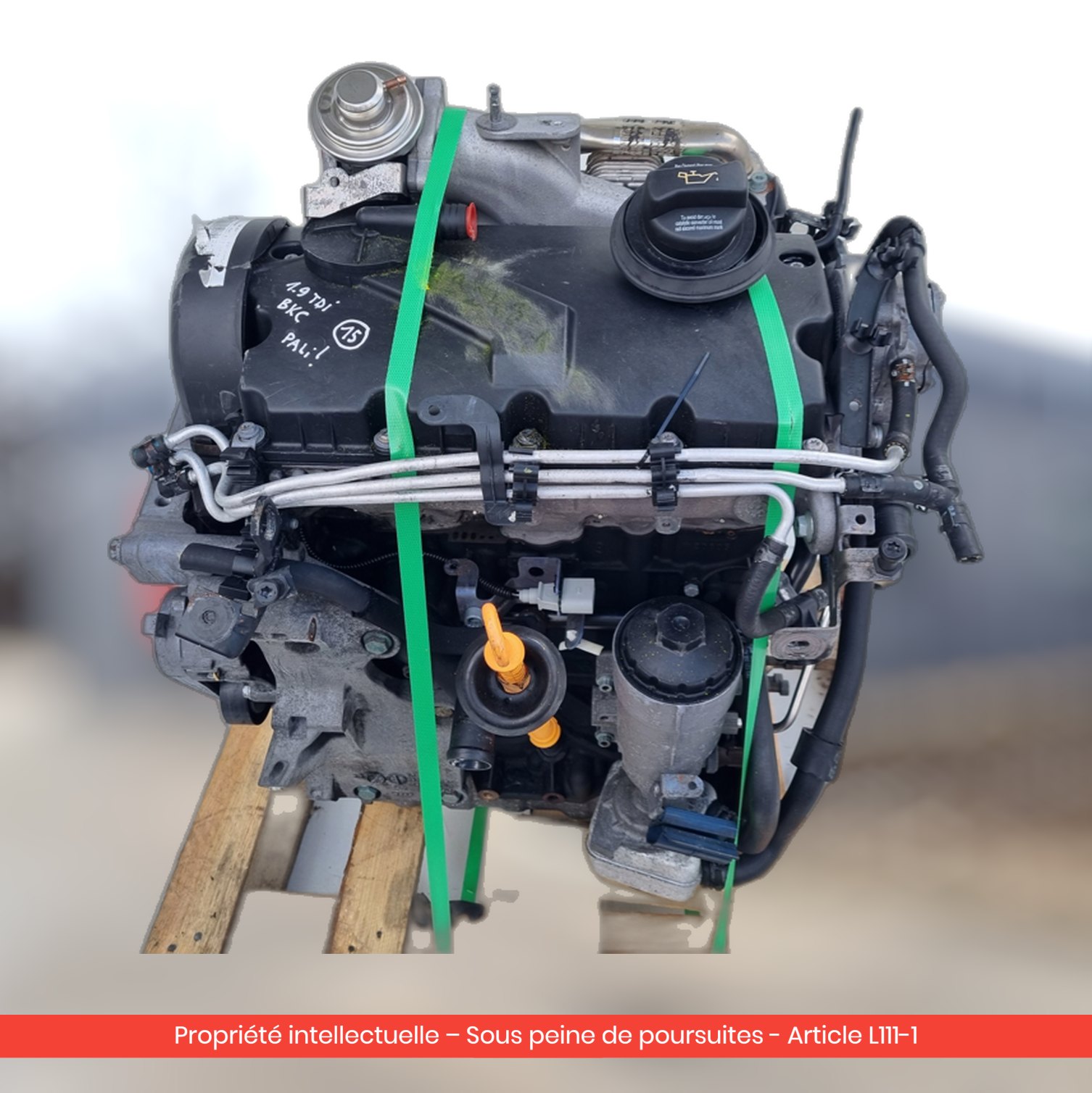 Moteur Volkswagen Touran BKC — occasion — vue 3