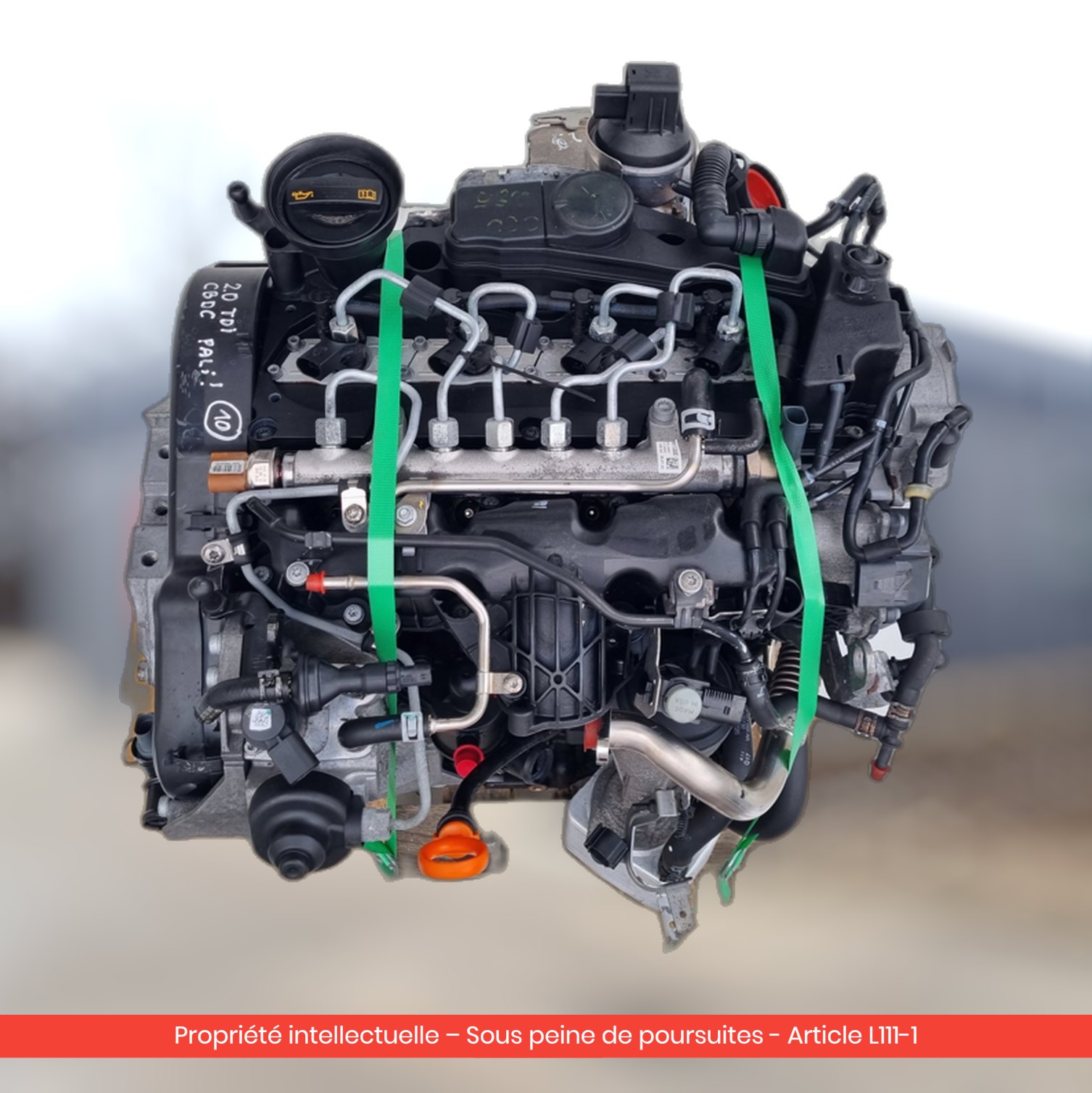 Moteur Volkswagen Passat B6 CBD CBDC — occasion — vue 1