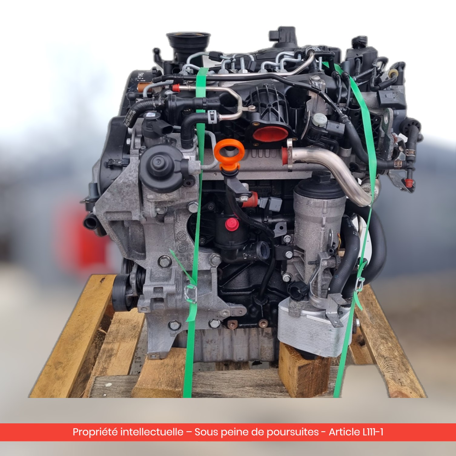 Moteur Volkswagen Passat B6 CBD CBDC — occasion — vue 3