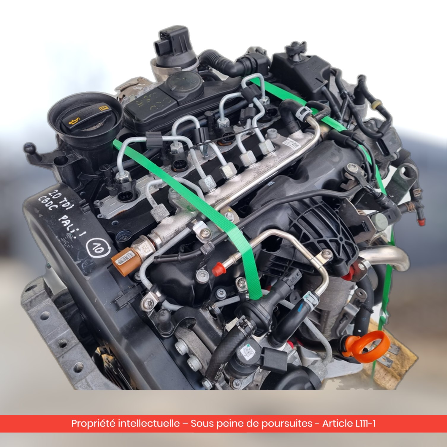 Moteur Volkswagen Passat B6 CBD CBDC — occasion — vue 4