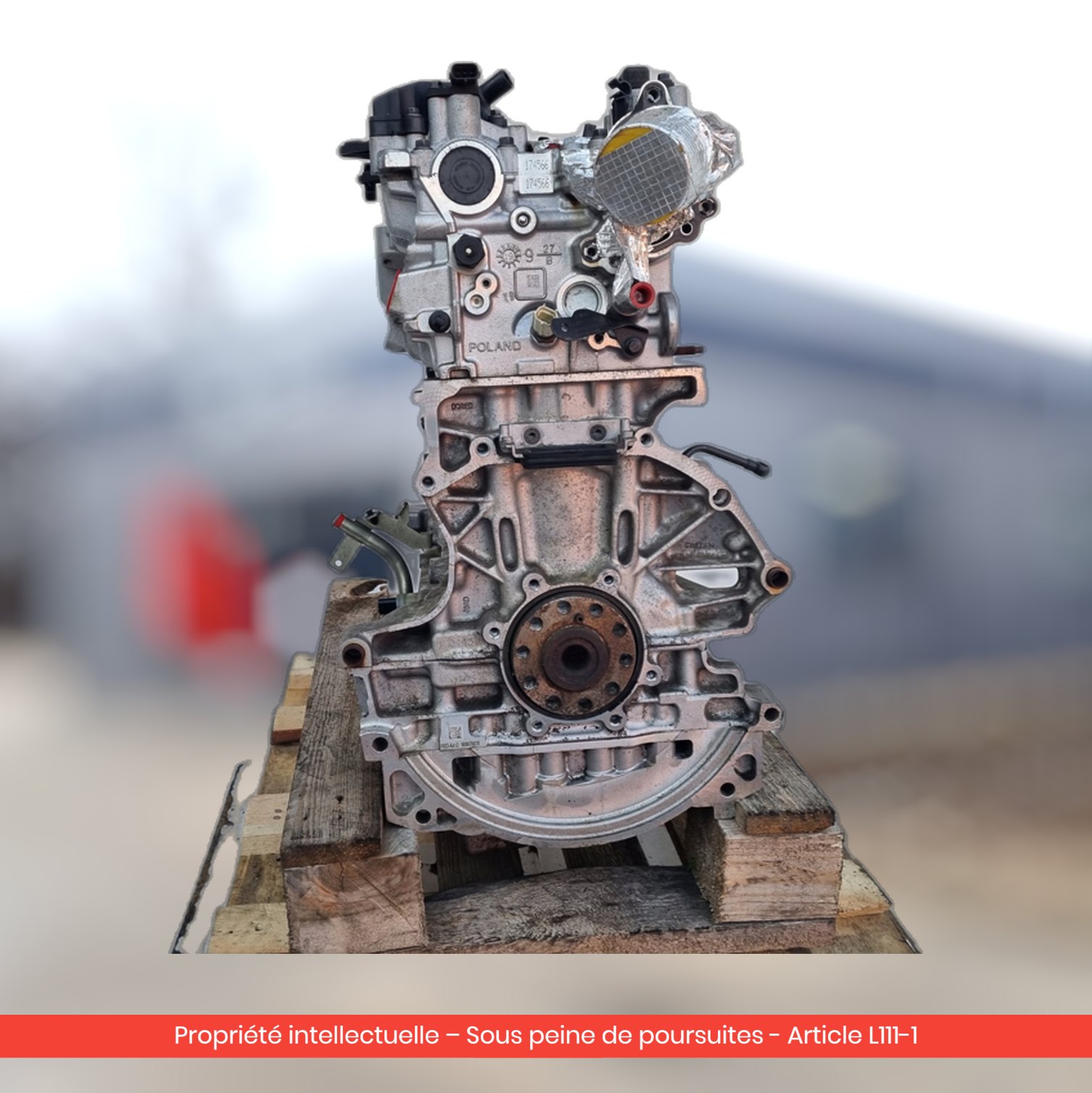 Moteur nu Volvo Xc90 II B4204T34 — occasion — vue 1