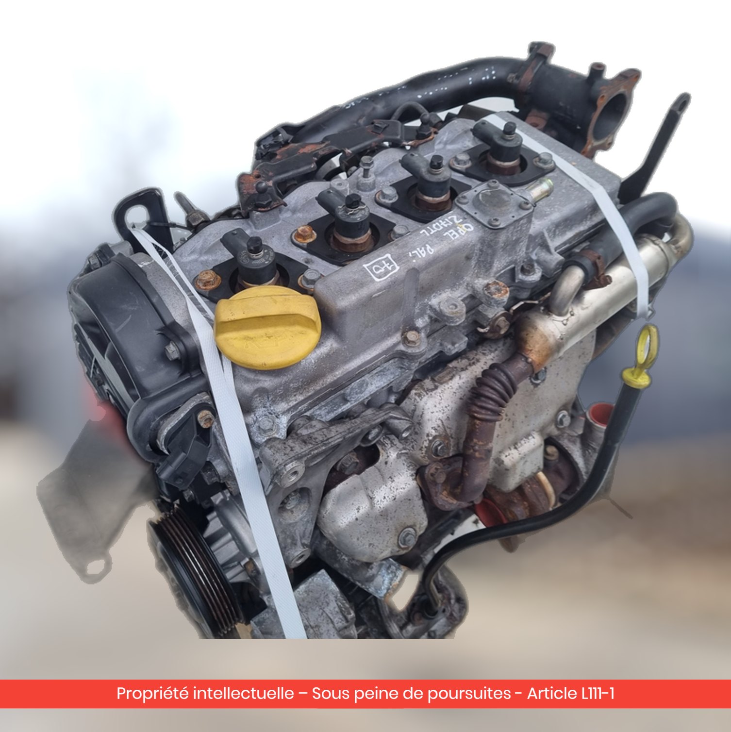 Moteur Opel Astra III H Z17DTL — occasion — vue 2
