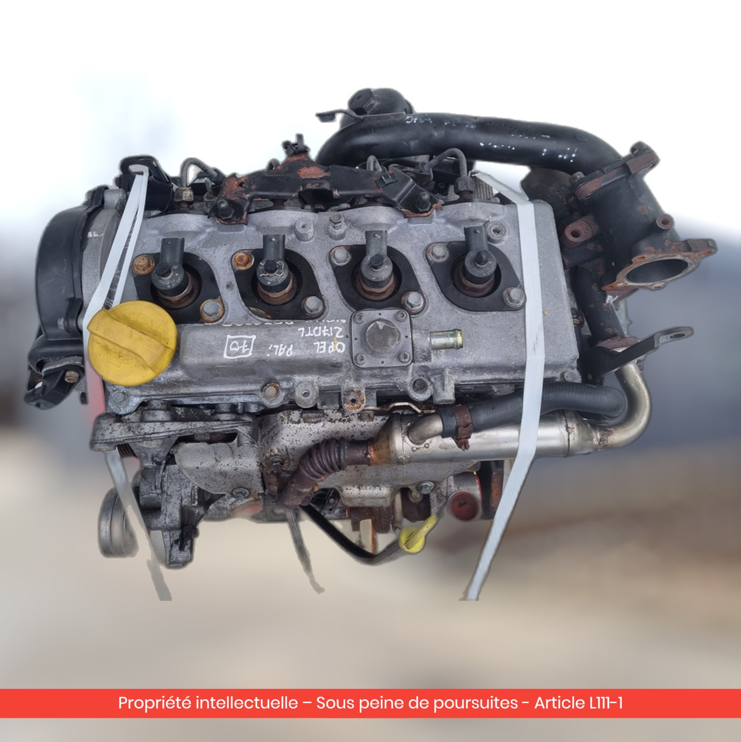 Moteur Opel Astra III H Z17DTL — occasion — vue 4