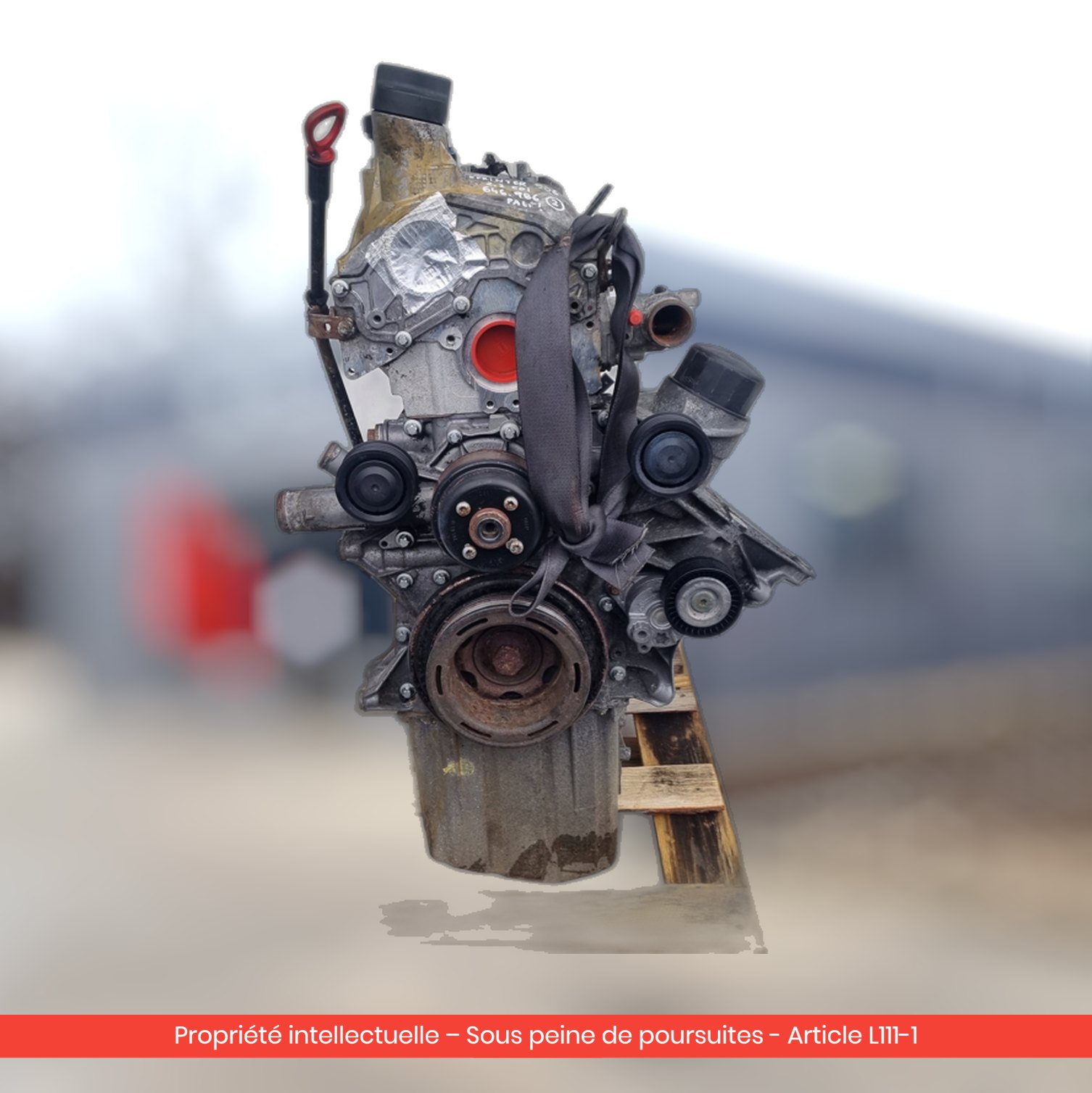 Moteur Mercedes Sprinter 906 W906 CDI 646986 — occasion — vue 4